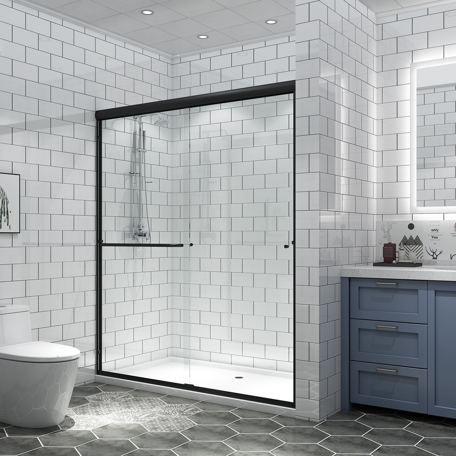 AAZJ JKF-MU04-4836SF2 Shower-Doors - View #2