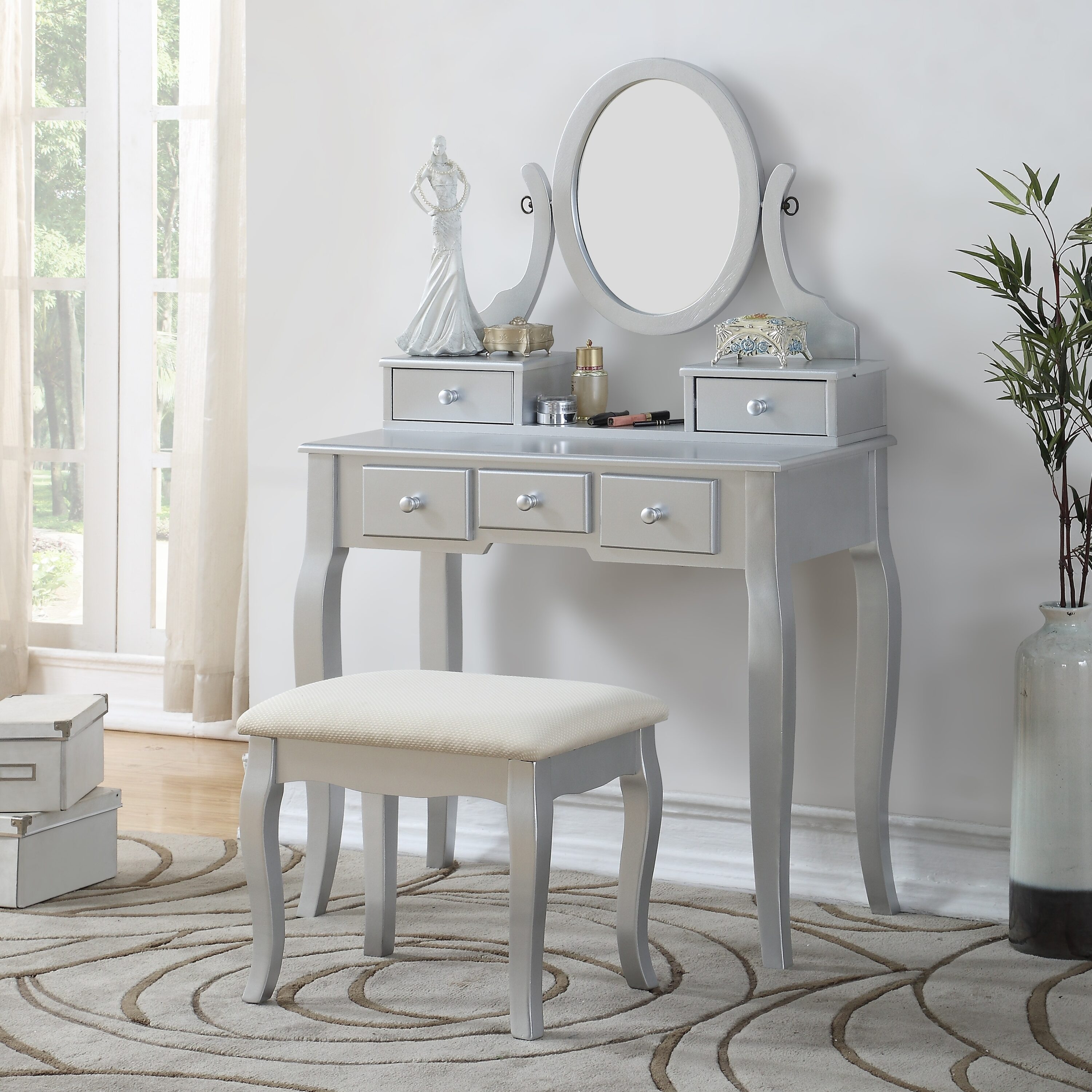 Huluwat DJ-4P265587 Bedroom-Vanities - View #2