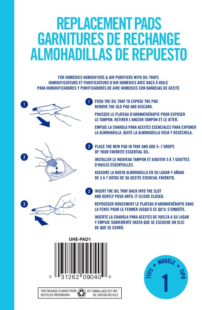 HOMEDICS UHE-PAD1 Humidifier-Replacement-Filters - View #4