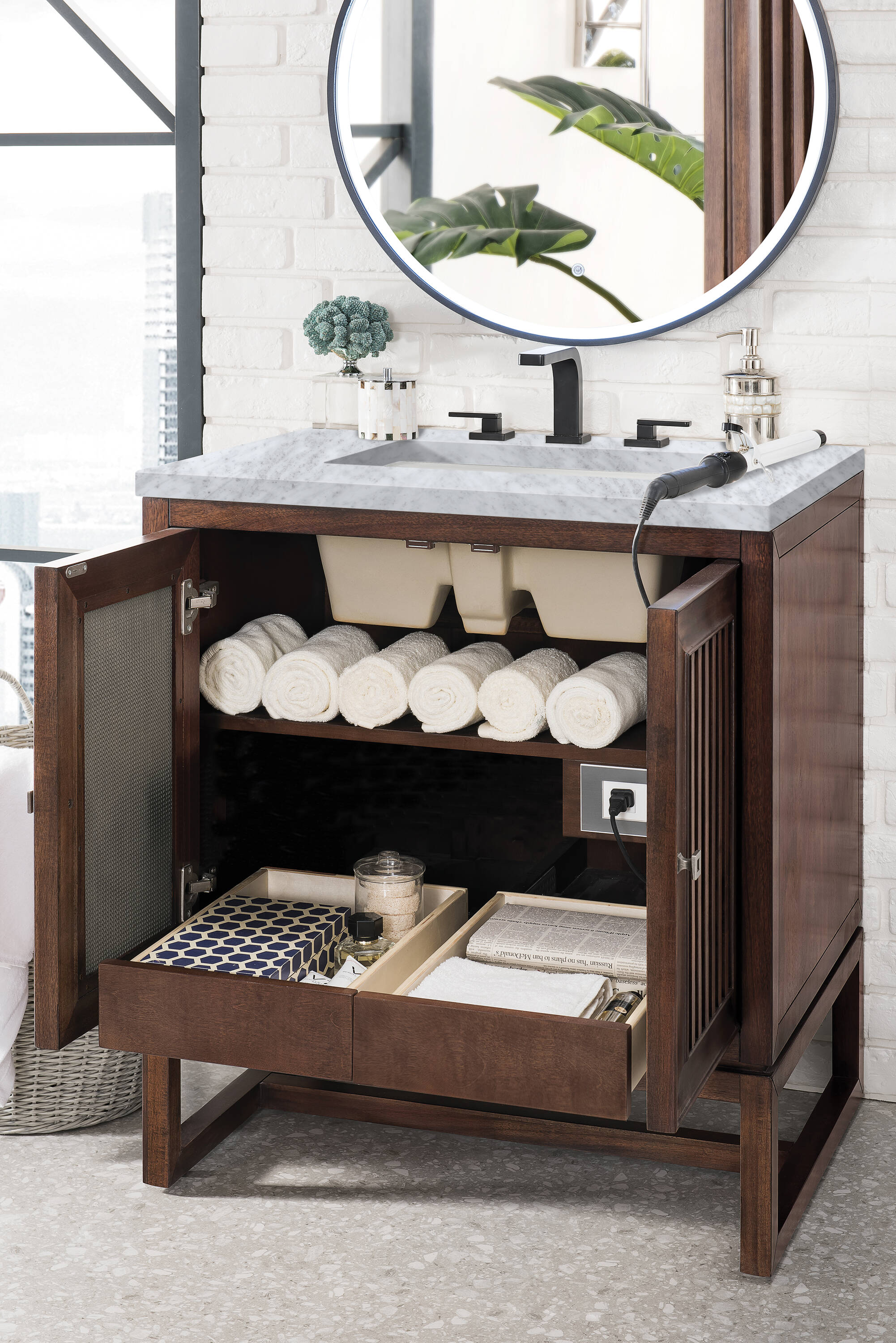 James Martin Vanities E645-V30-MCA-3CAR Bath-Vanity-Combo - View #8