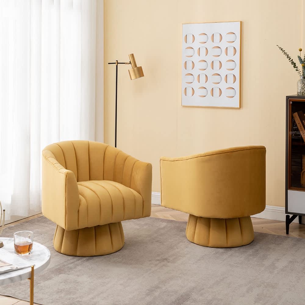 SEYNAR XY570-MUSTARD-S2 chairs - View #2