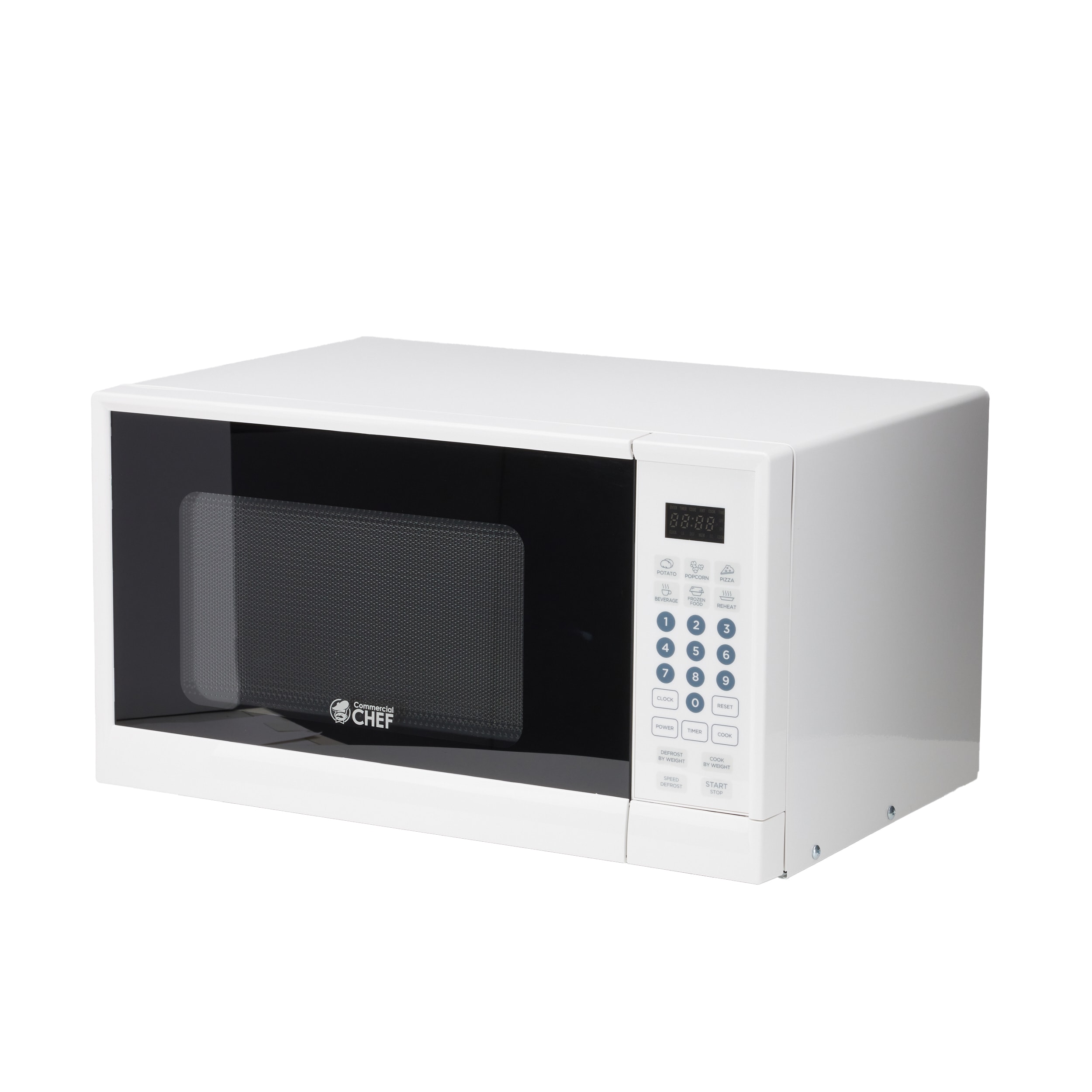 COMMERCIAL CHEF Countertop Microwave Oven 0.6 Cu. Ft. 600W, White