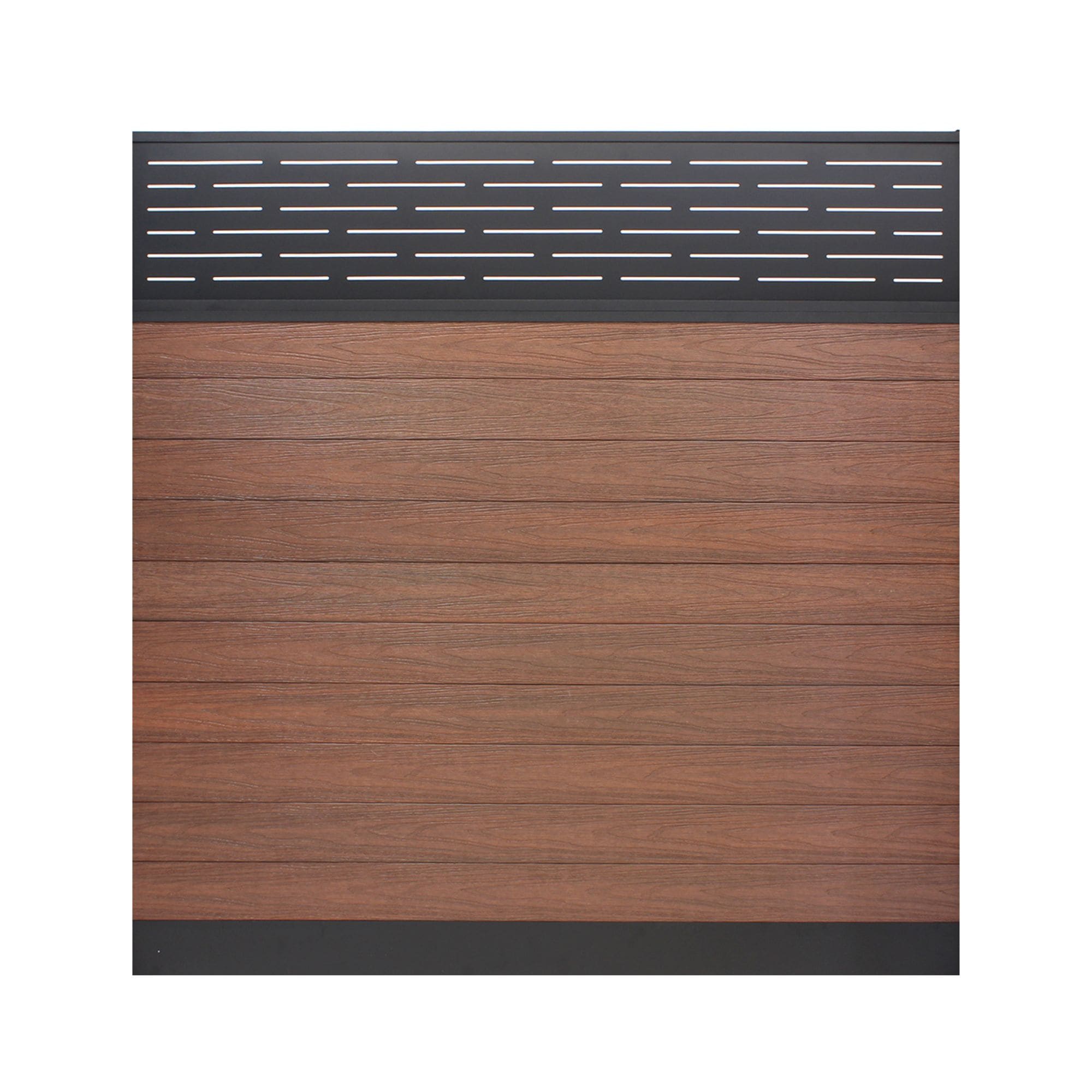 Brown Composite Fence Panels At Lowes Com   66439788 