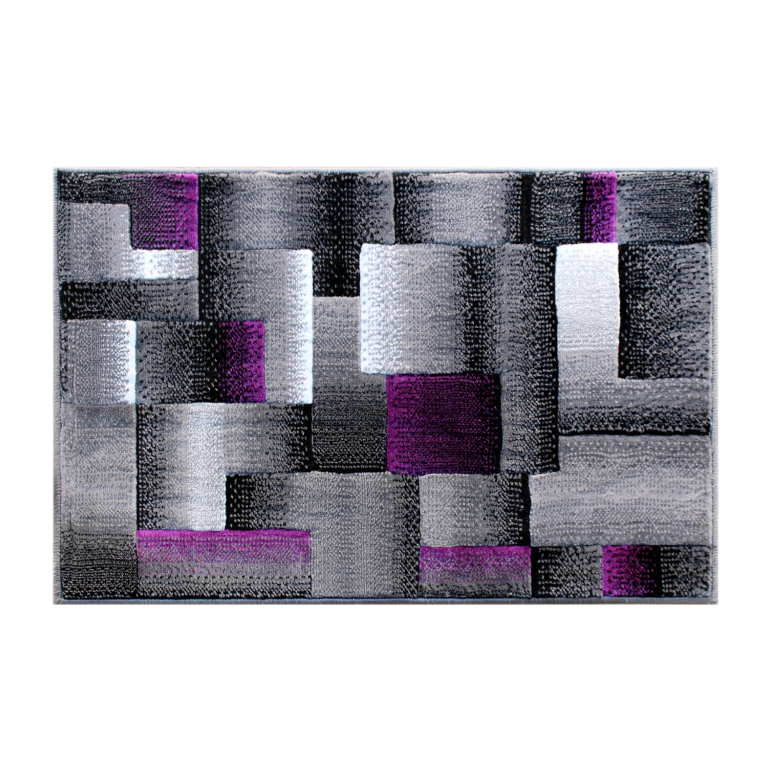 Flash Furniture Elio 2 x 3 Purple Indoor Geometric Area Rug | 840196360034 -  ACD-RGTRZ861-23-PU-GG