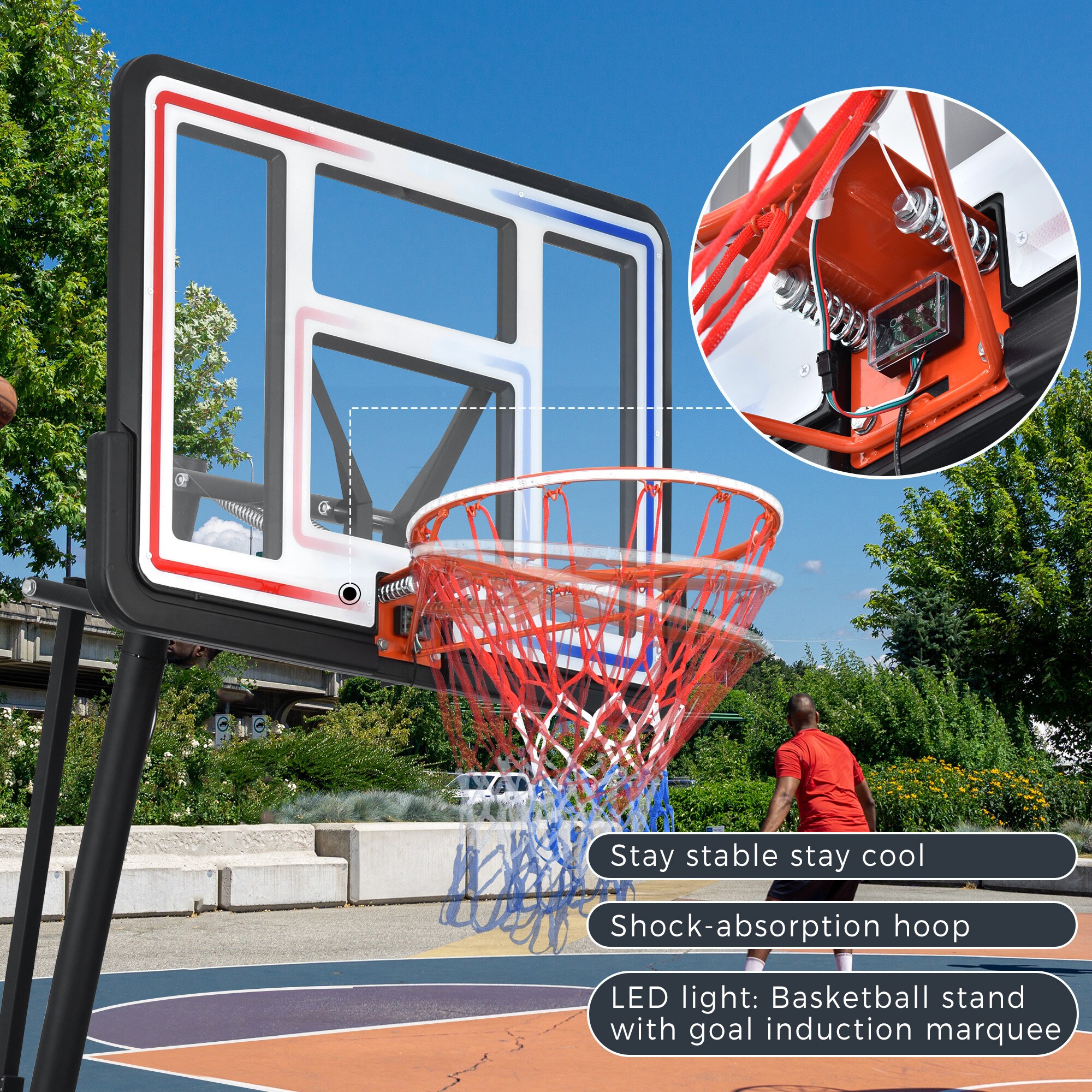 Gaierptone CRX72RTF1H3 Basketball-System - View #2