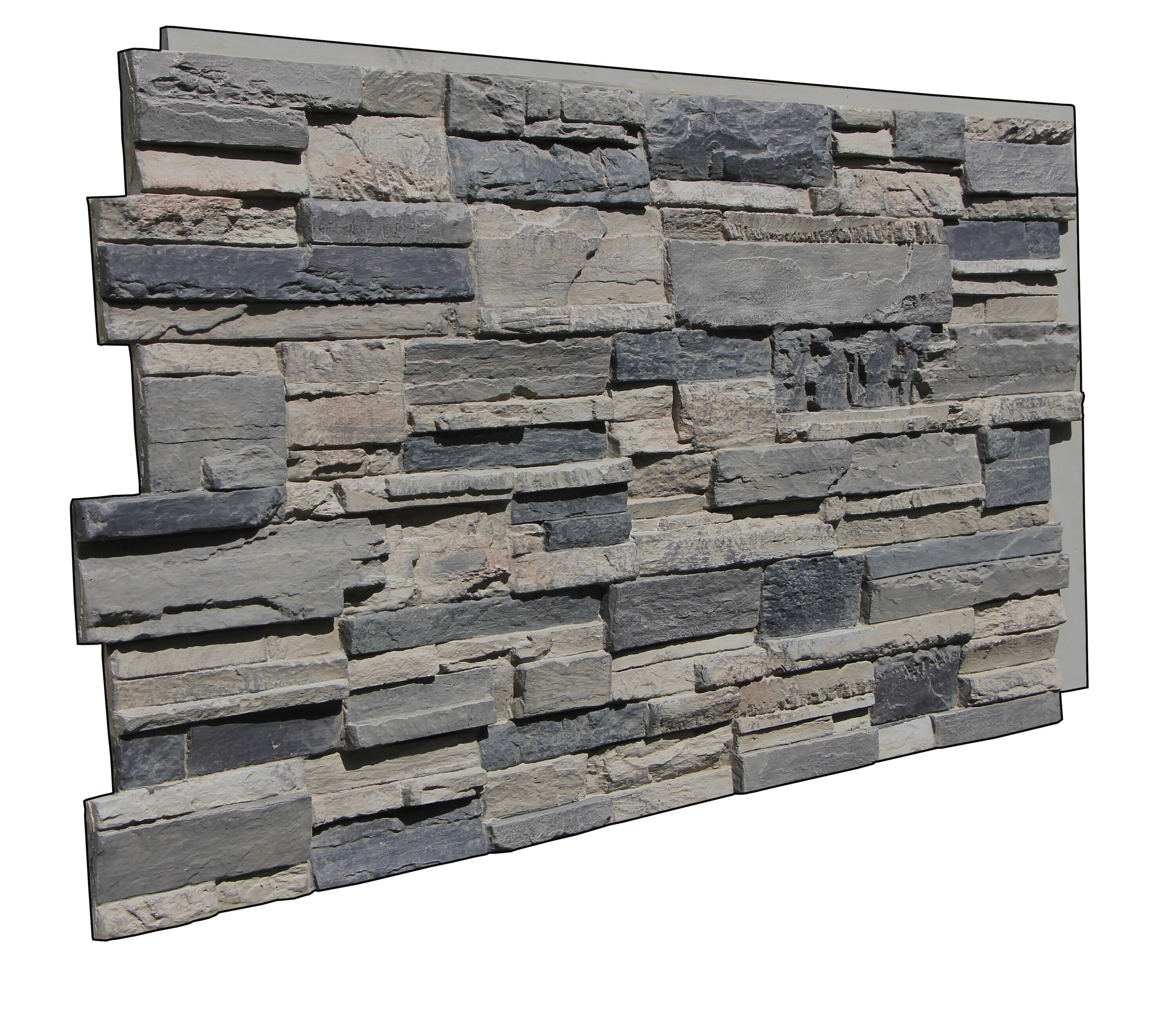 Tritan BP The Earth Valley Faux Stack Stone Panel by Tritan BP, hand ...