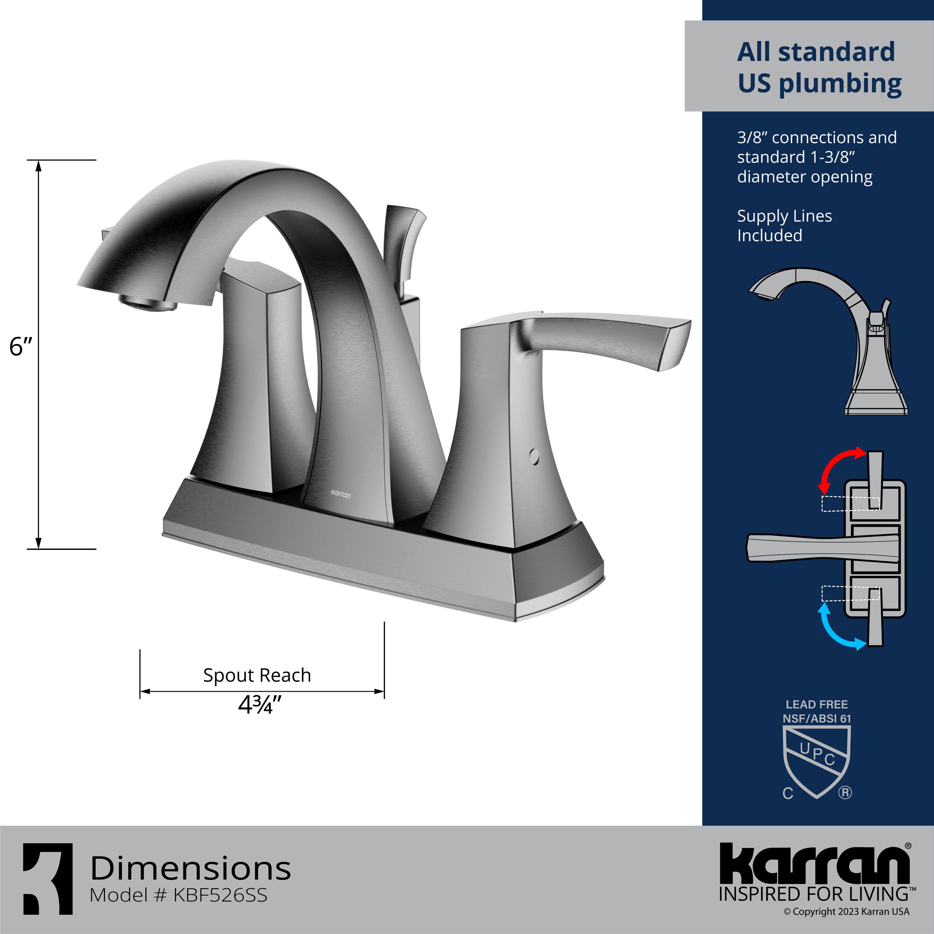 Karran KBF526SS Lavatory-Faucets - View #5