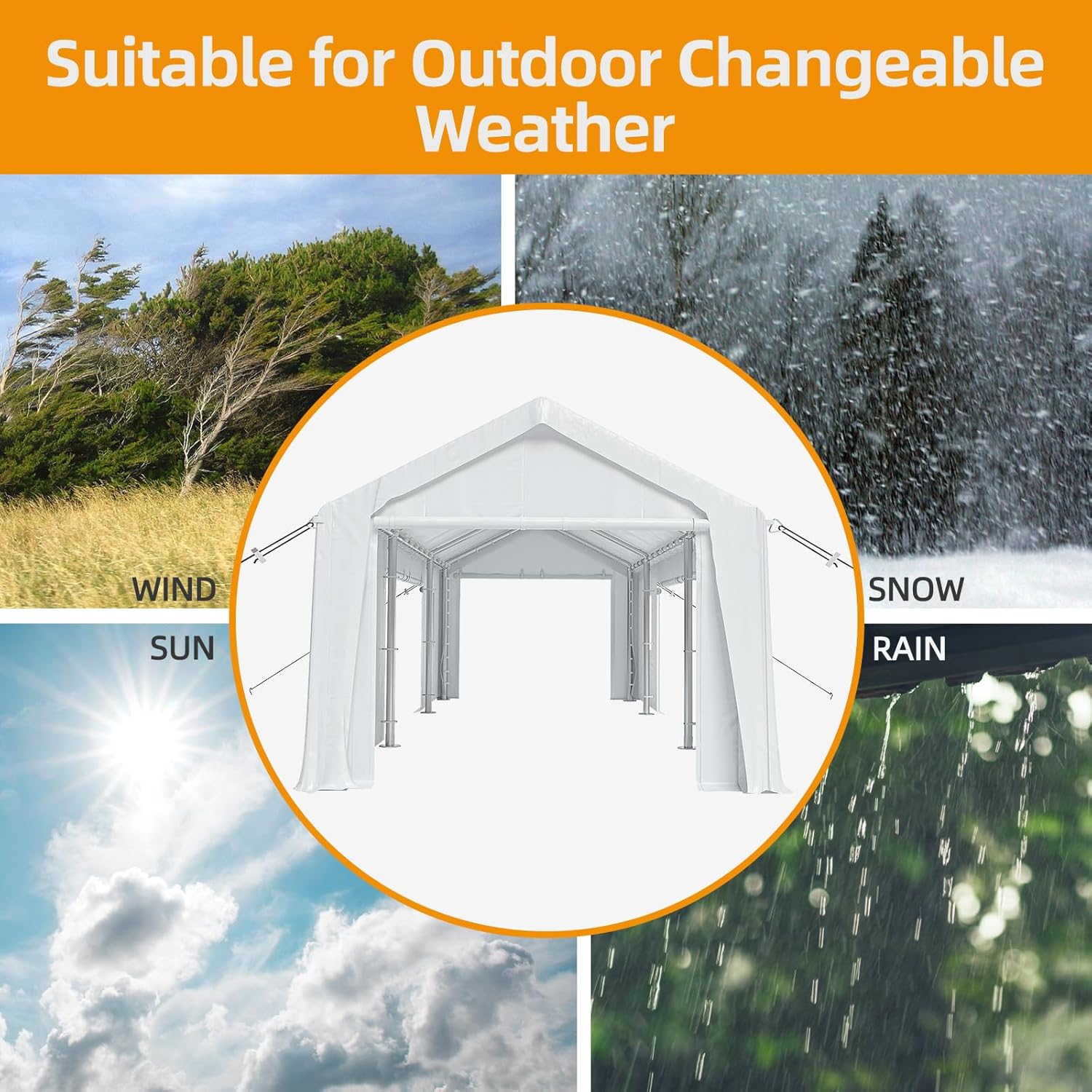 GAOMON CQC-CRB3DGQ5XEP Carport-Covers - View #5