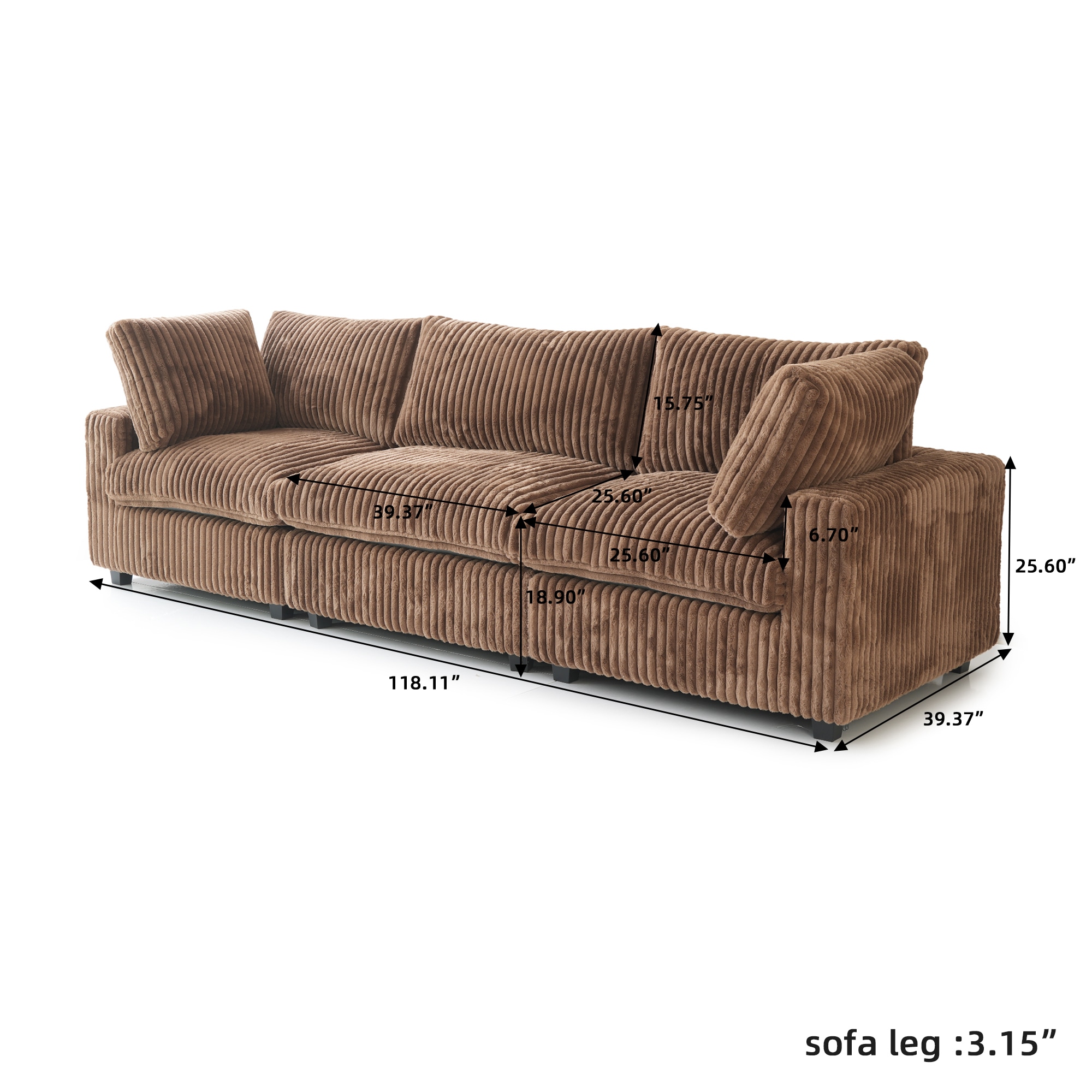 BuotiqHom DH-SF3-141TA Sofas-Loveseats - View #3