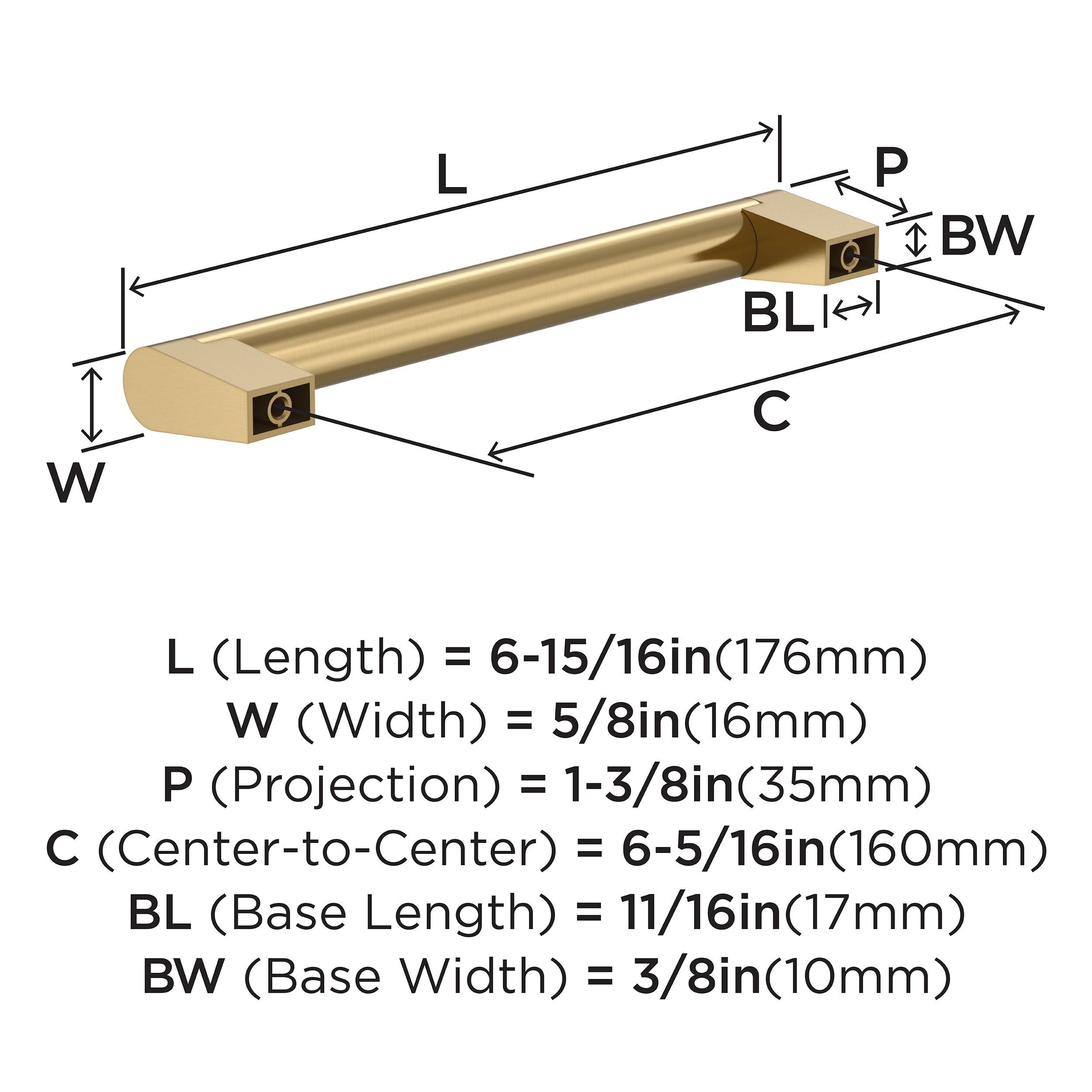 Amerock 10VMP37143CZ Cabinet-Pulls - View #4