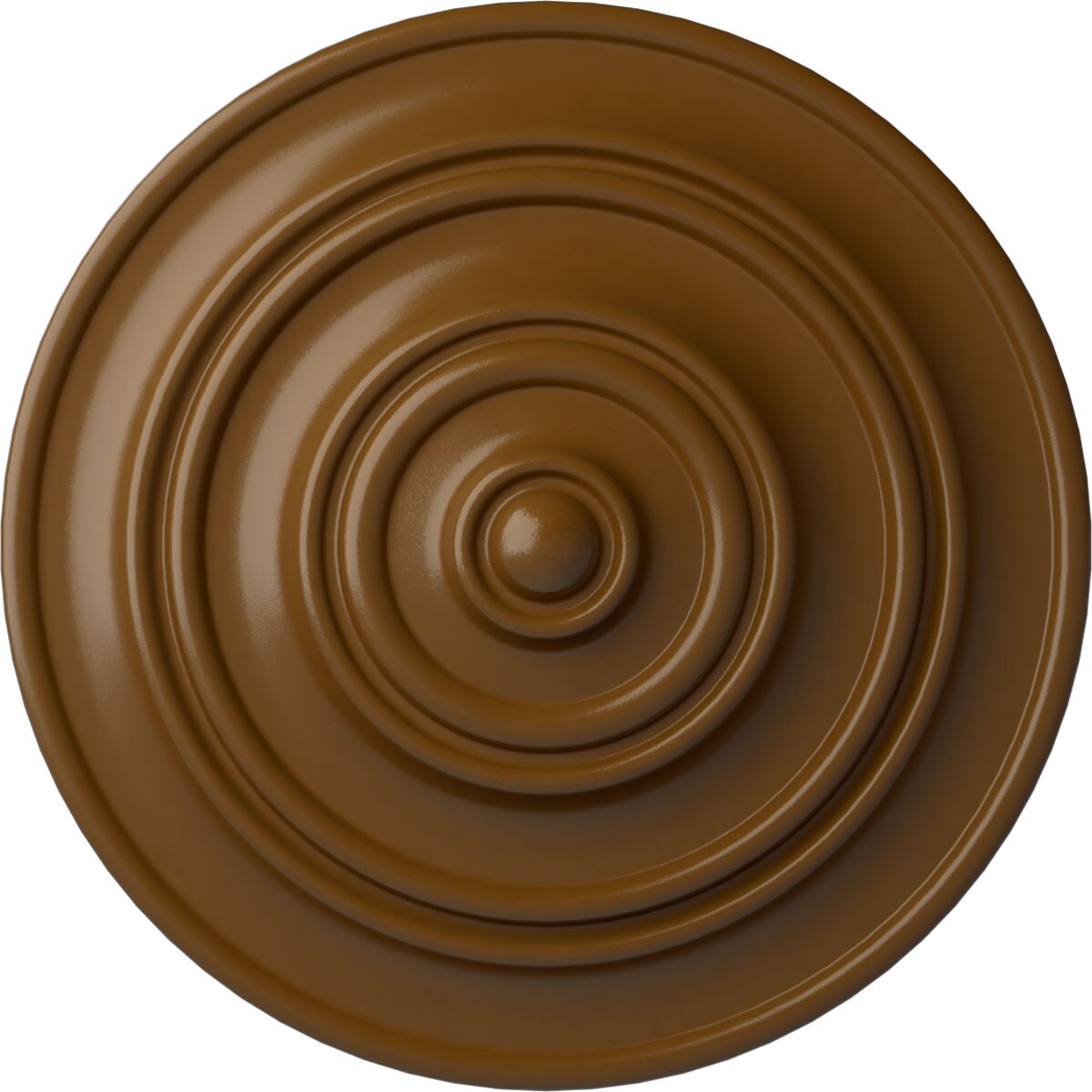 Ekena Millwork CM13CLSTF Classic 13.25-in W x 13.25-in L Painted Smokey Topaz Polyurethane Whole Ceiling Medallion