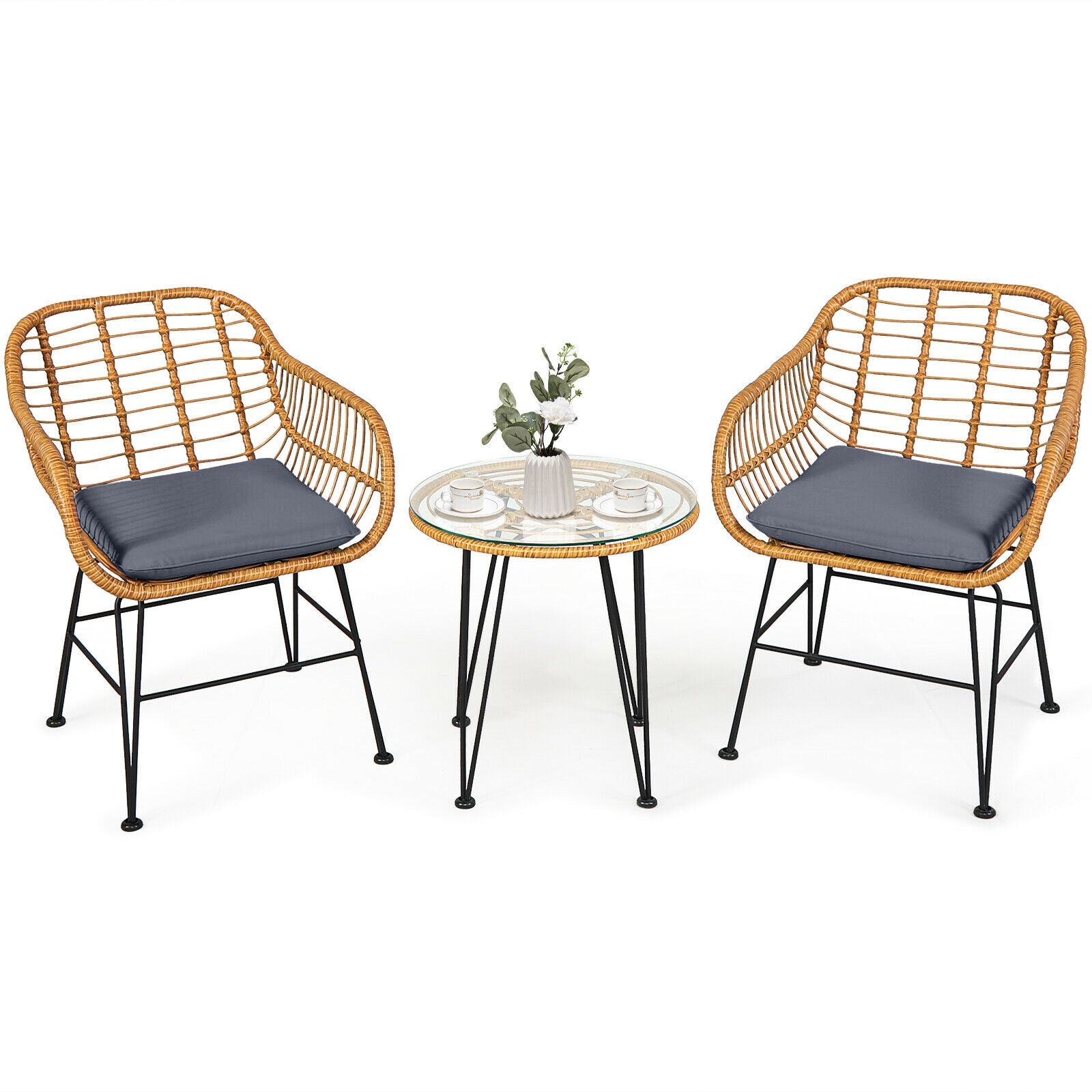 Forclover HYFE-OP3499GR Patio-Dining-Sets - View #11