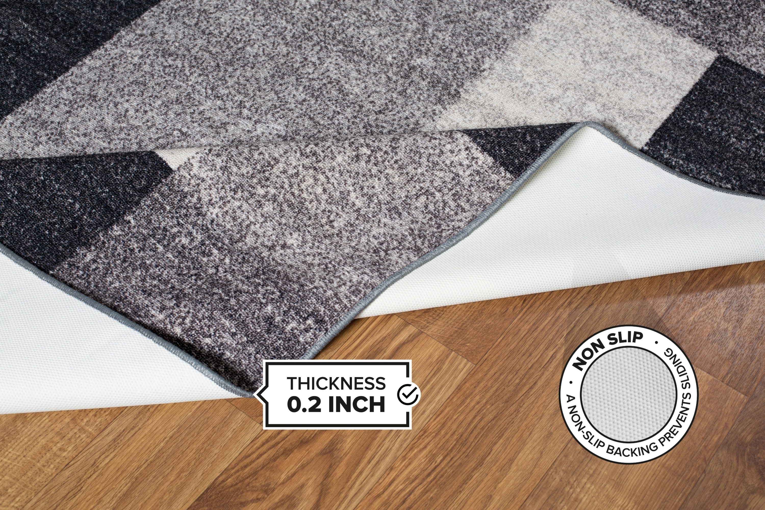 World Rug Gallery 506 GRAY 5X8 rugs - View #4