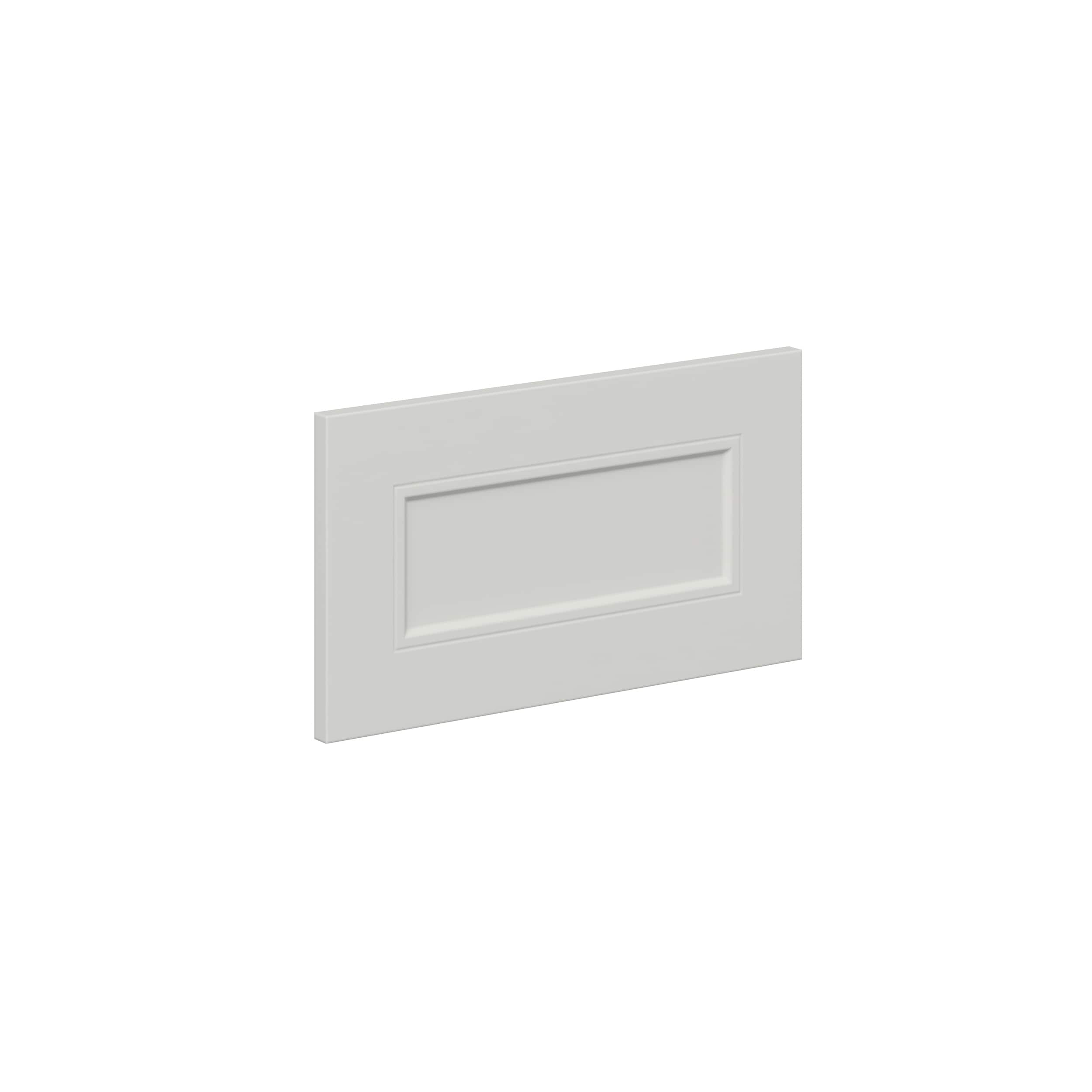 Hugo&Borg - Belcourt 18-in W x 10-in H Painted Light Gray Painted Shaker Base cabinet drawer fron...
