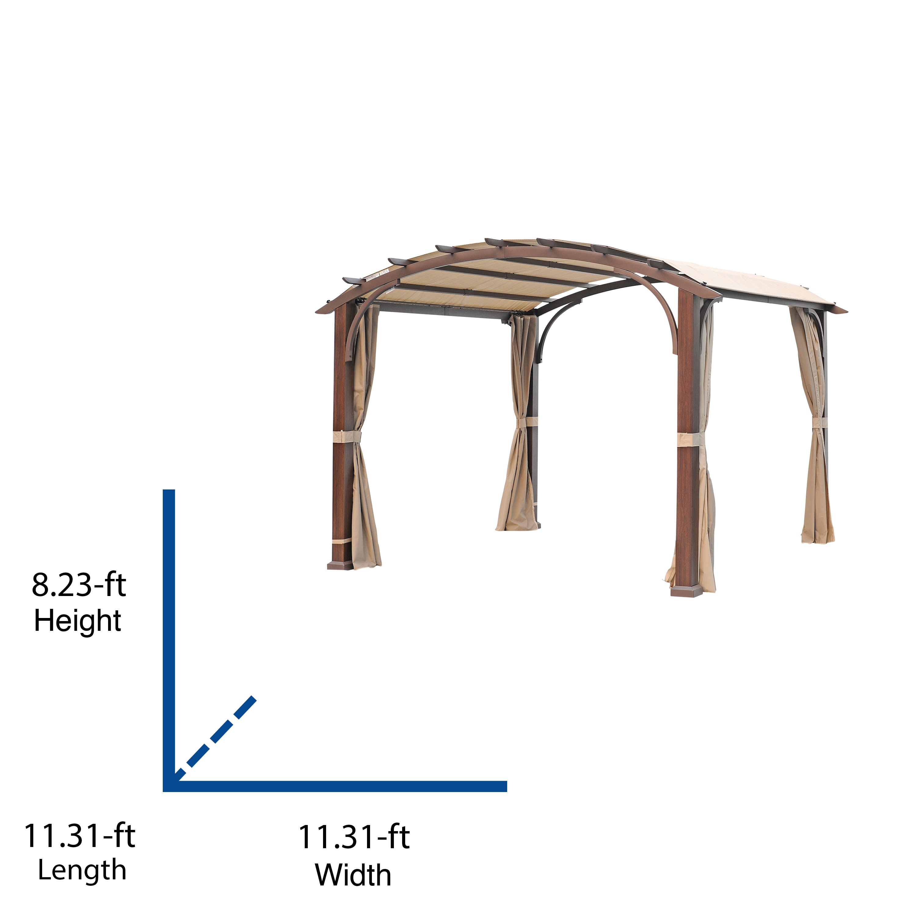 allen + roth TPPER9117 Pergolas-2 - View #4