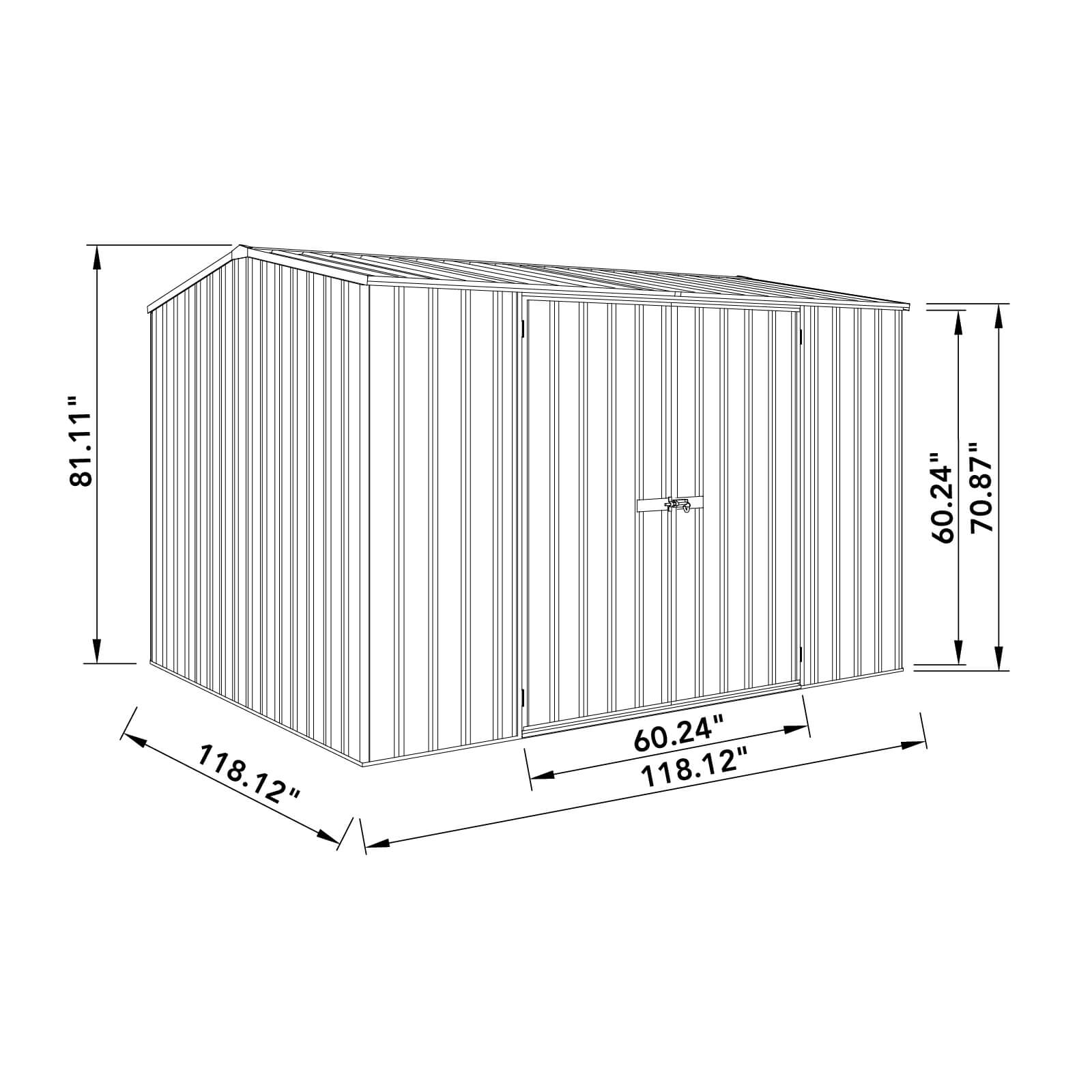 ABSCO AB1006 Metal-Storage-Buildings-Sheds - View #5