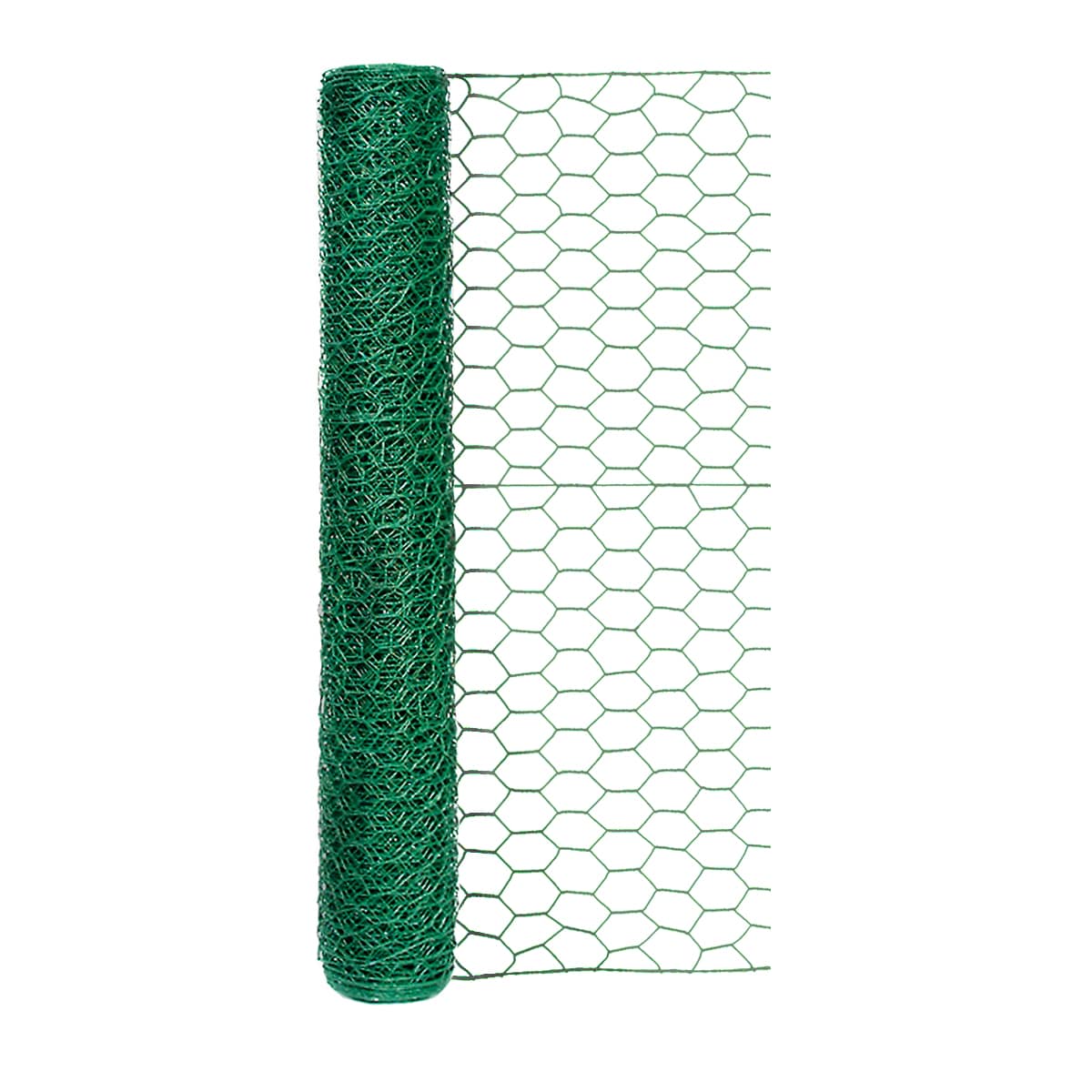 GARDEN CRAFT 25-ft x 2-ft Green PVC Coated Steel Chicken Wire Rolled  Fencing with Mesh Size 1-in in the Rolled Fencing department at
