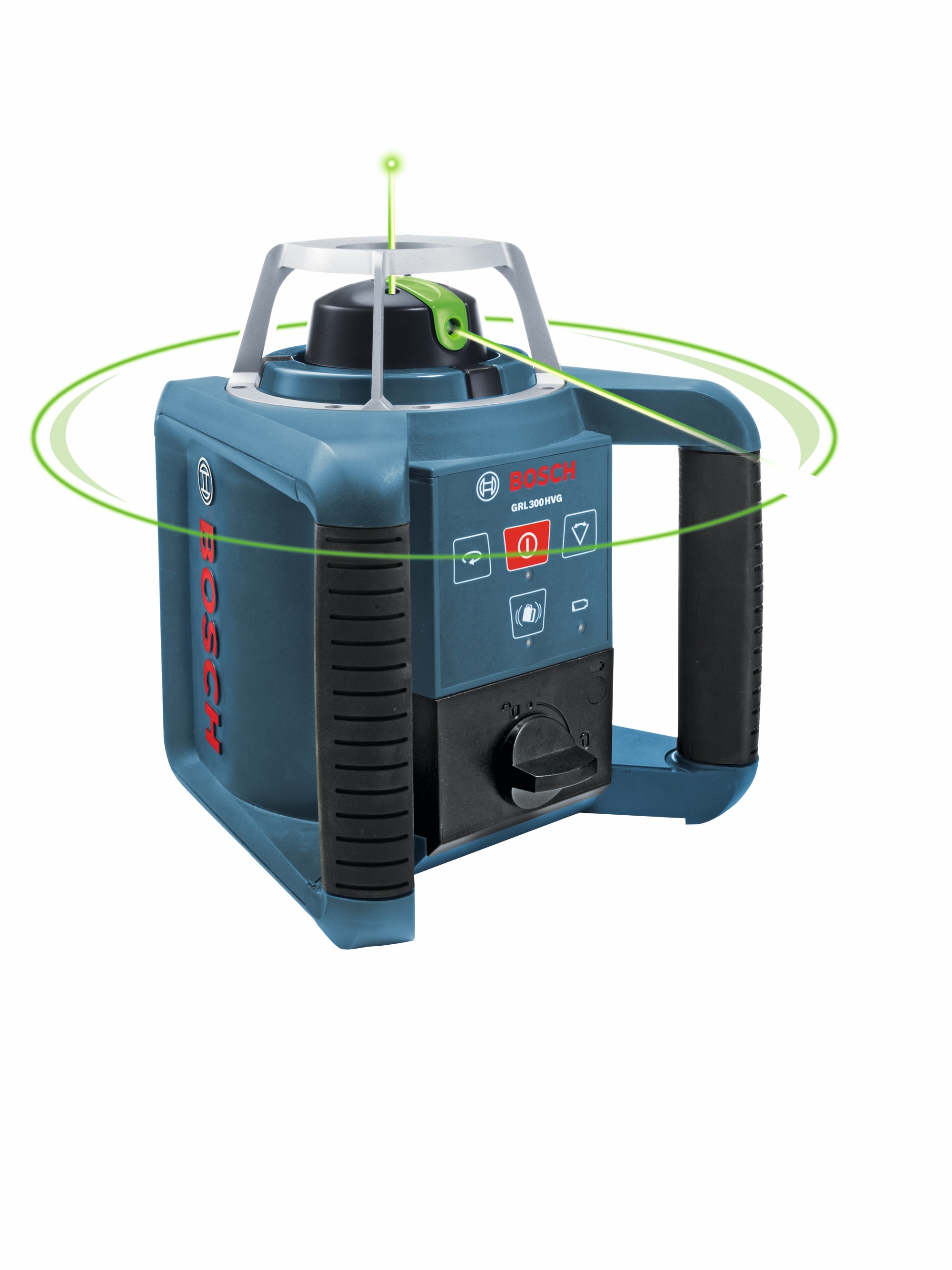 Bosch Green 1000-ft Self-Leveling Indoor Rotary Laser Level with 360 Beam in  the Laser Levels department at