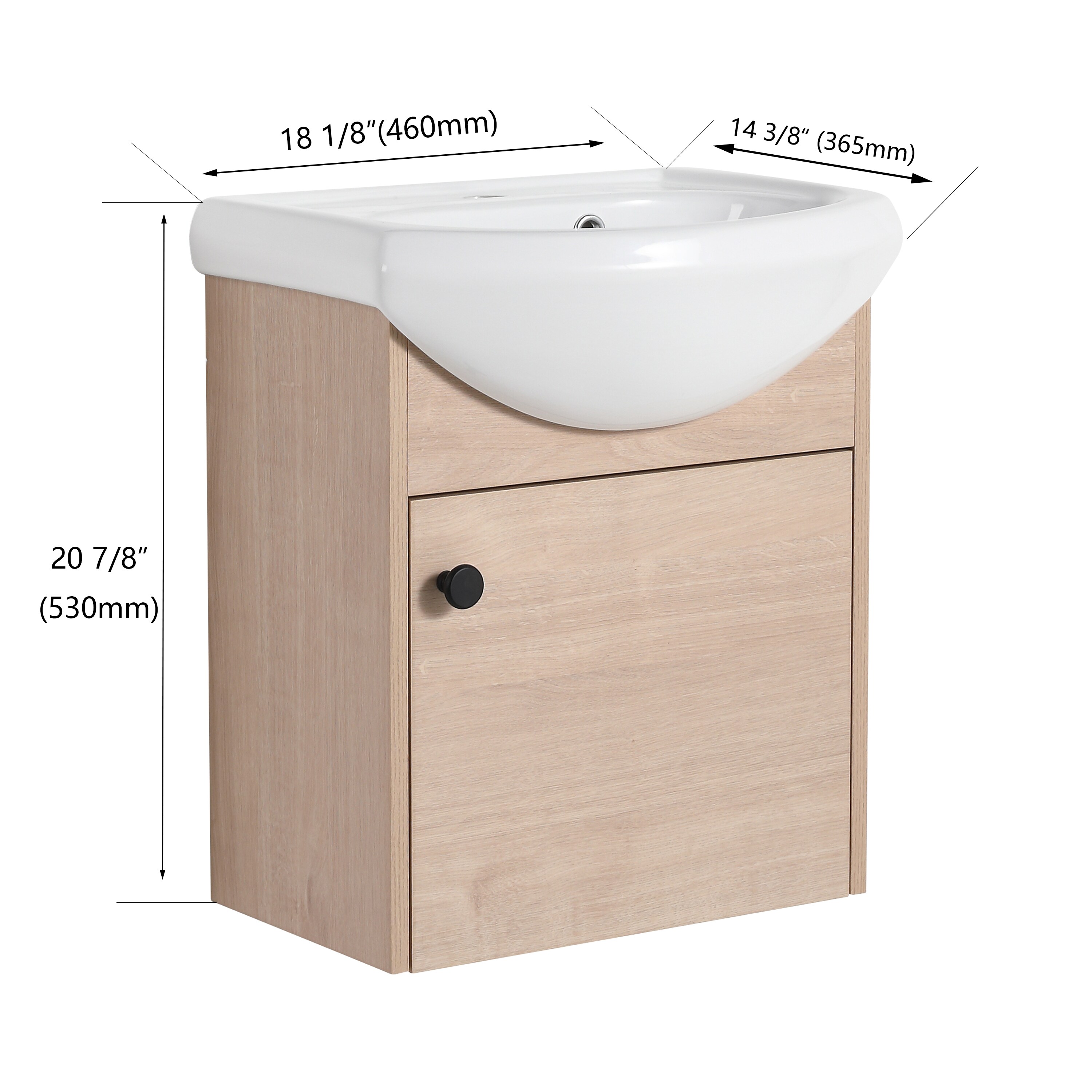WELLFOR GLEM-59248 Bath-Vanity-Combo - View #2