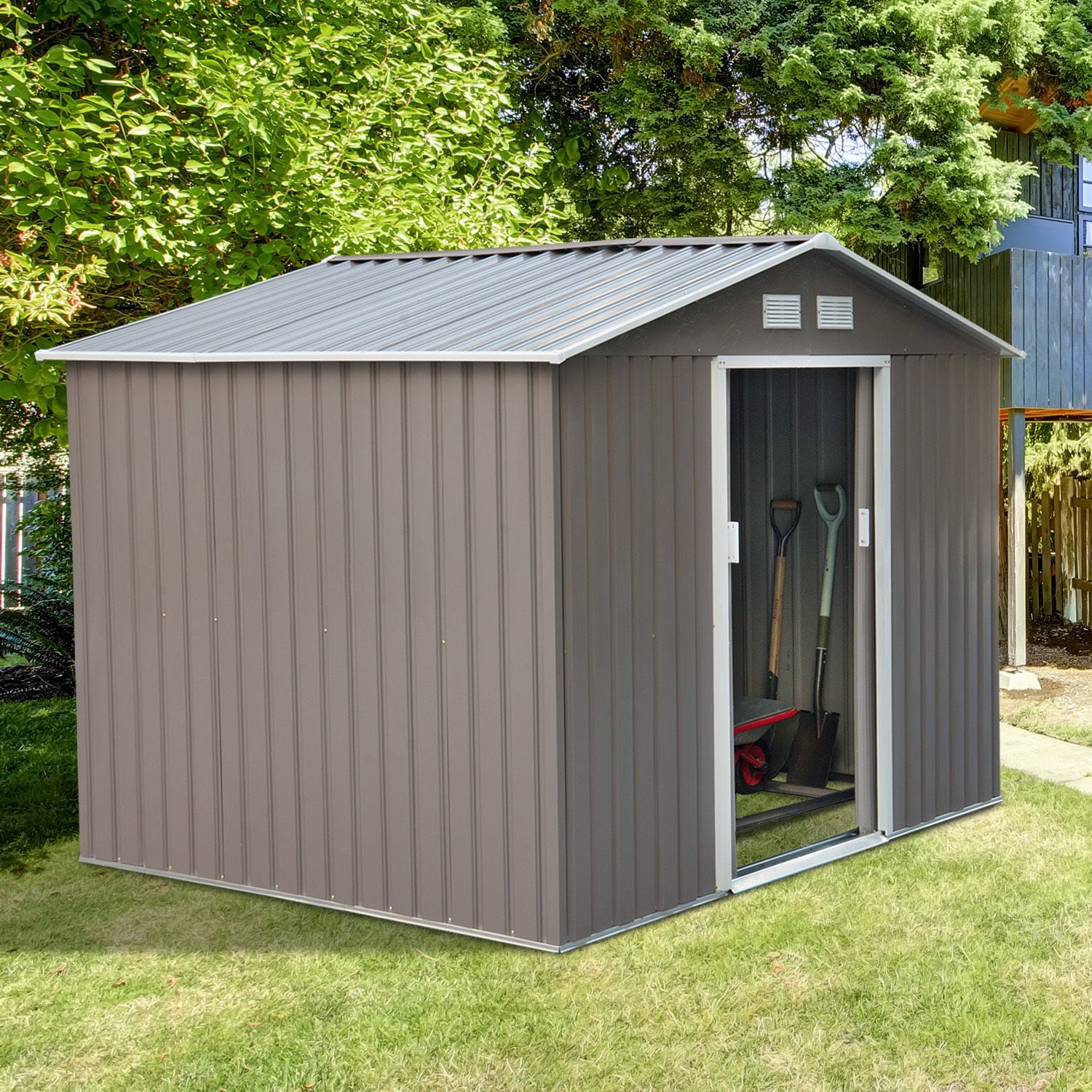 Composite Sheds for Sale Garden Sheds Supplied and Fitted Near Me - China  Metal Shed, Steel Garden Shed