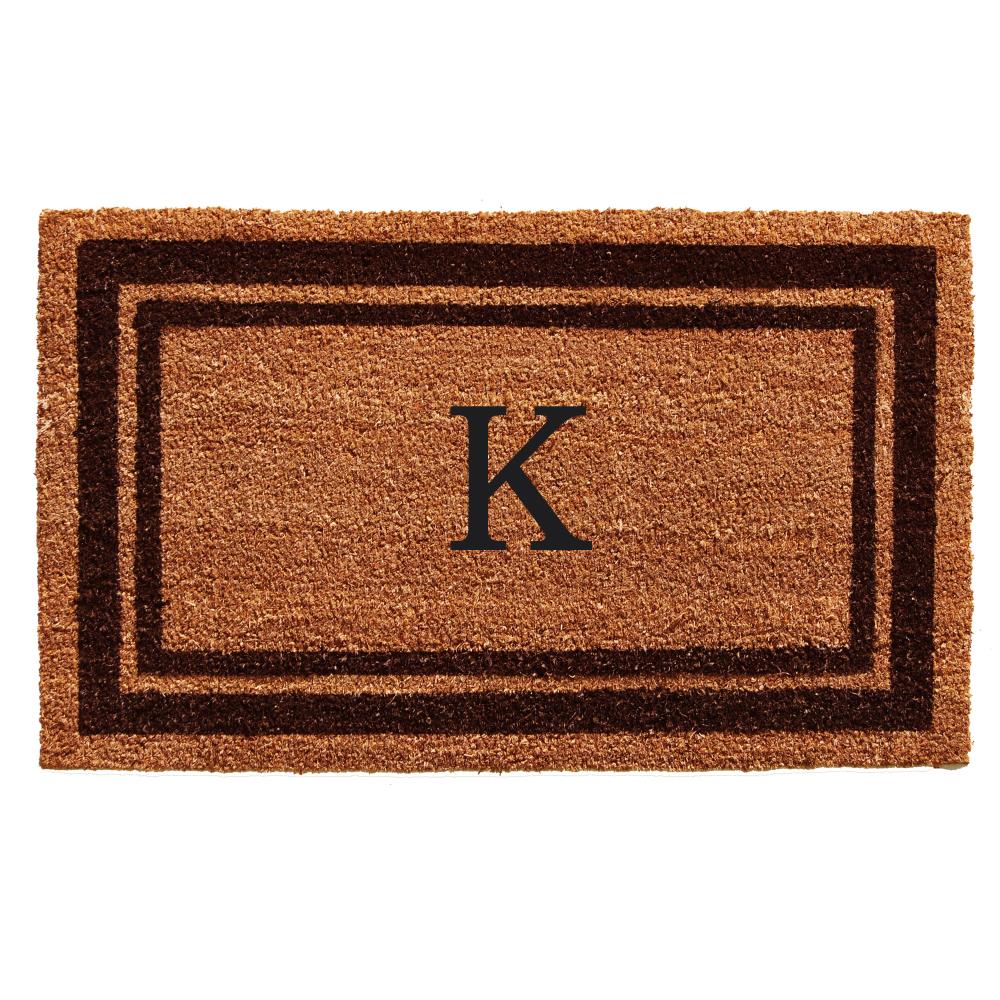 Callowaymills 152981830K 2-ft x 3-ft Natural/Brown Coir/Vinyl Rectangular Indoor or outdoor Decorative Door mat