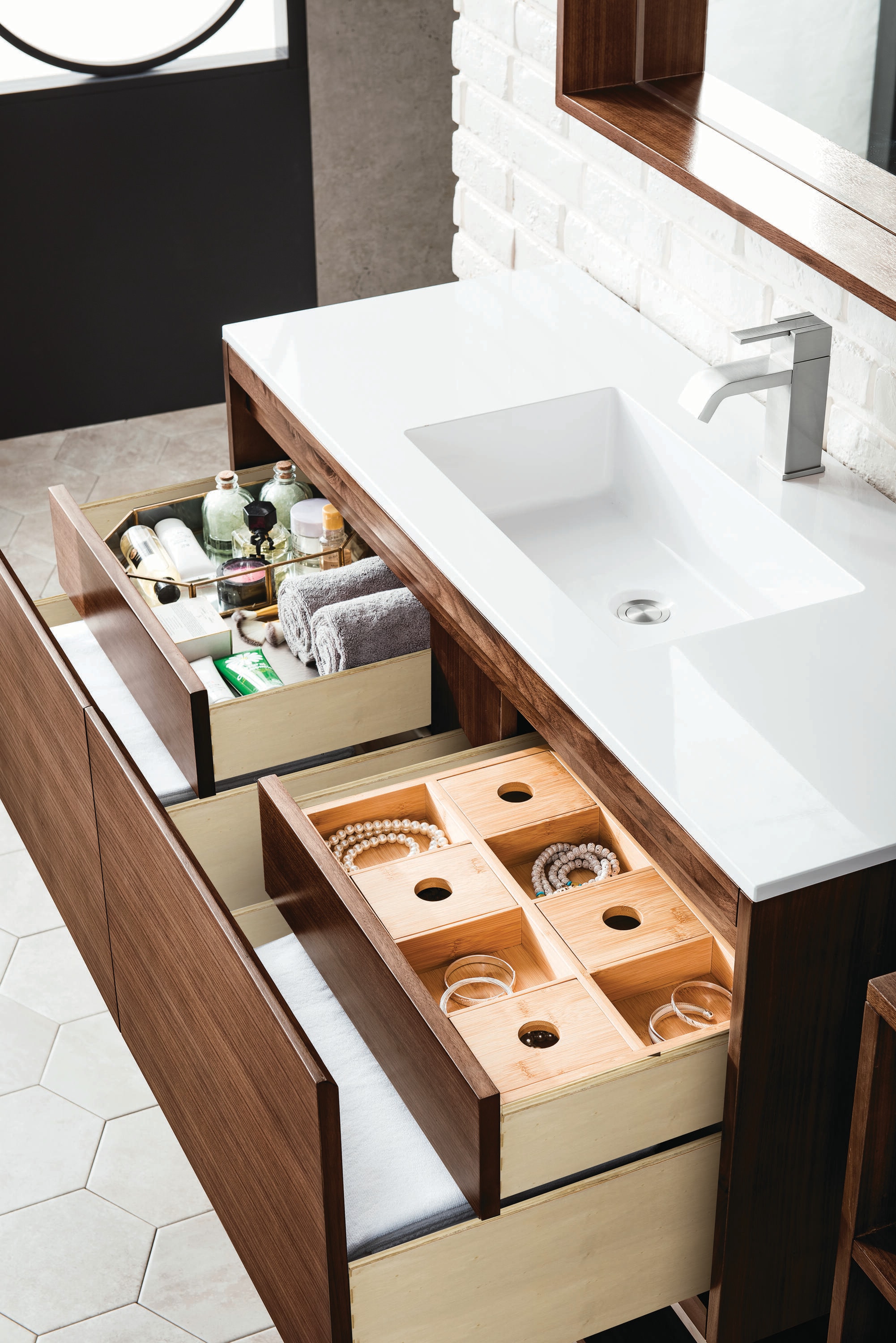 James Martin Vanities 805-V47.3-W-MB-GW Bath-Vanity-Combo - View #8
