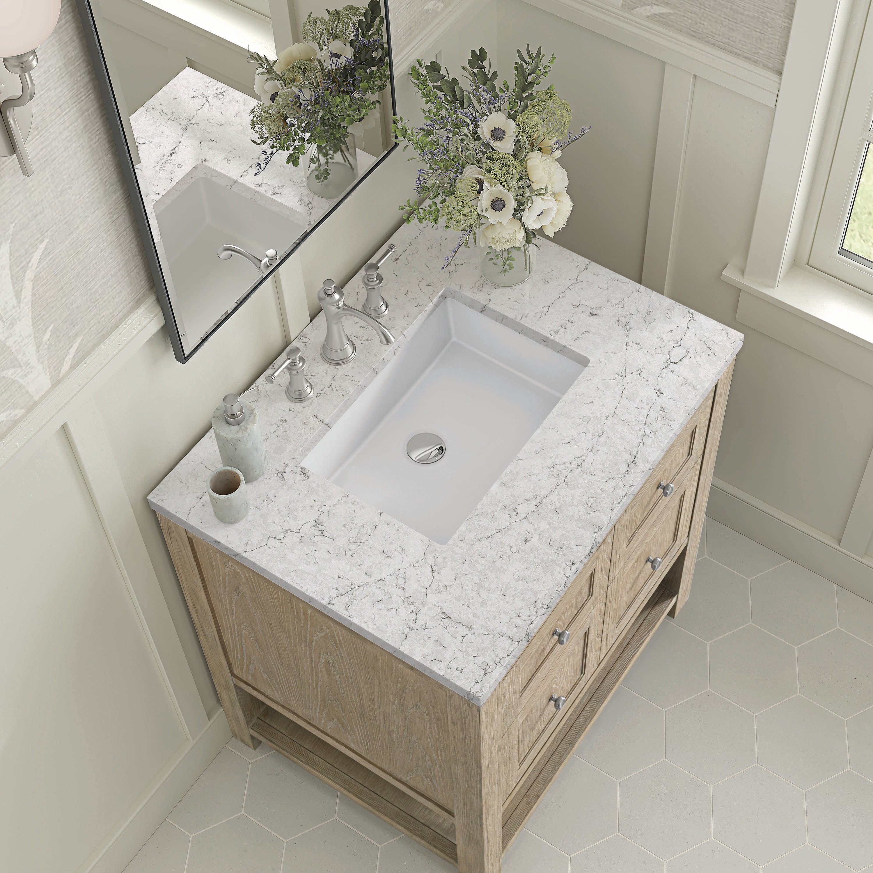 James Martin Vanities 330-V30-WWO-3EJP Bath-Vanity-Combo - View #5