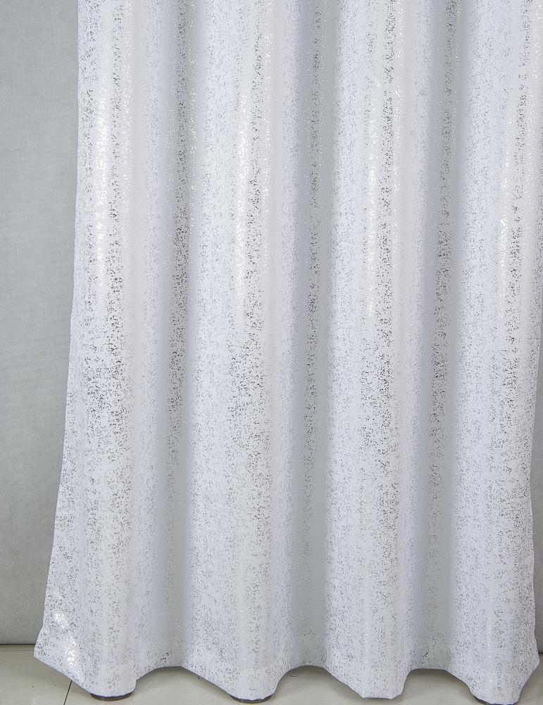 Olivia Gray 84-in White Polyester Blackout Grommet Single Curtain