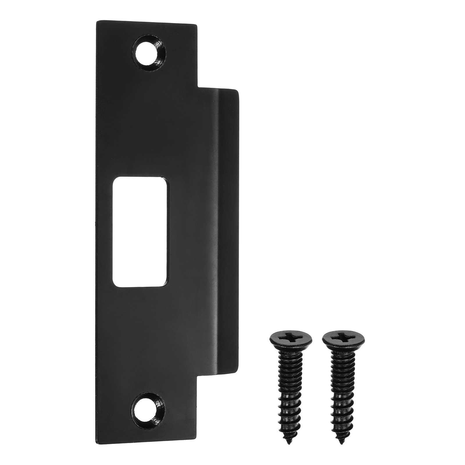 Unique Bargains - Door Latch Strike Plate 4-7/8 Inch x 1-1/4 Inch Stainless Steel Deadbolt Strike...