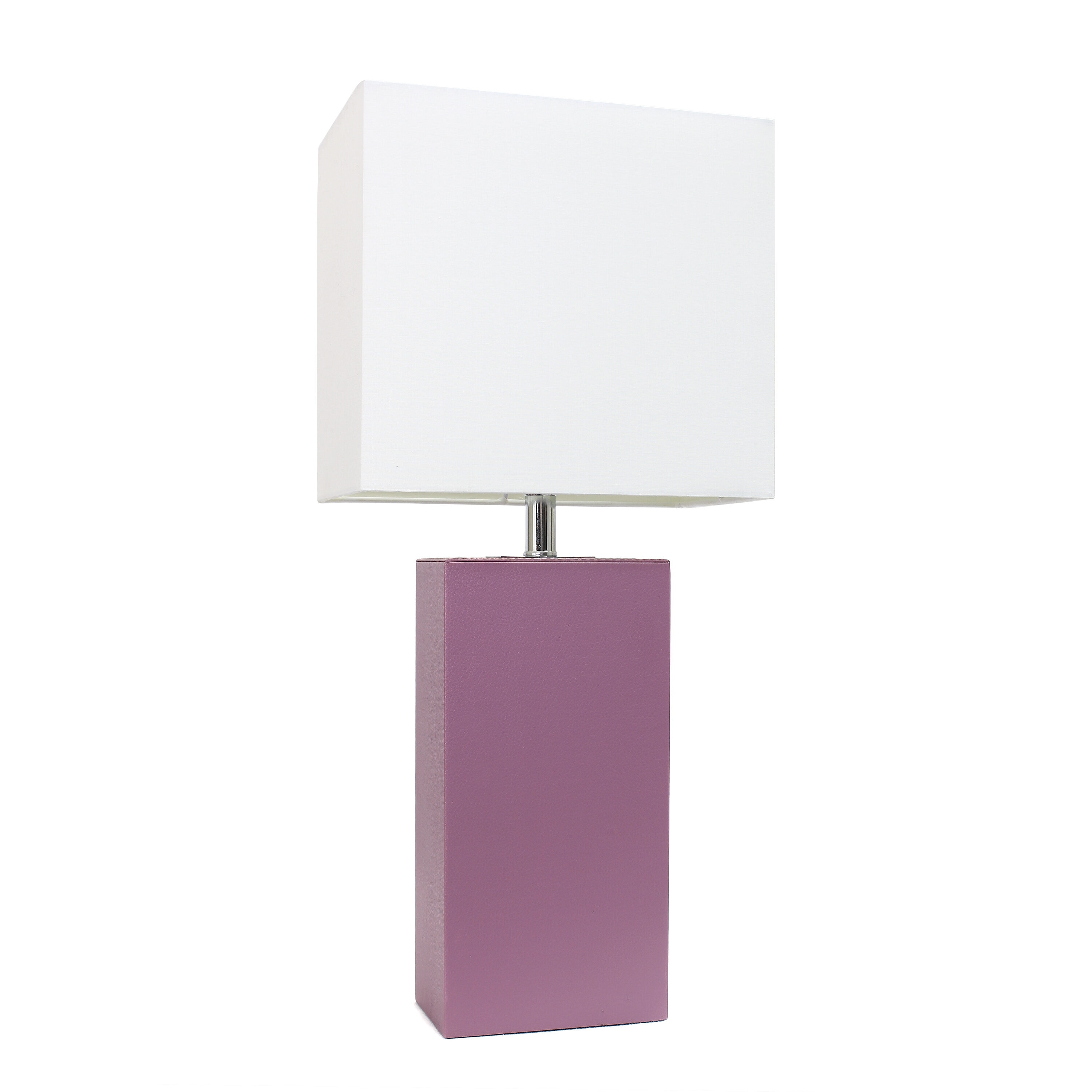 Lalia Home Lexington 21 In Purple On Off Switch Table Lamp With Fabric