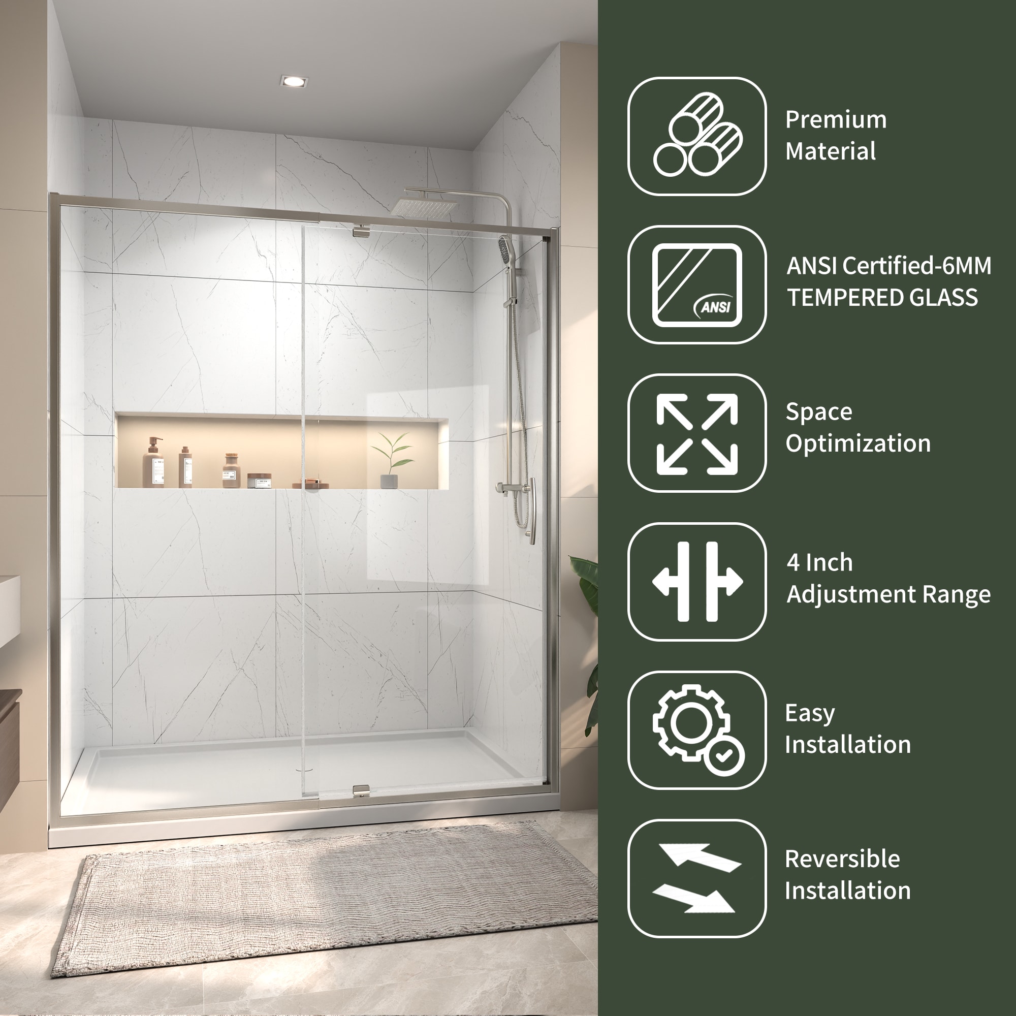 Forclover CBR-192008 Shower-Doors - View #3