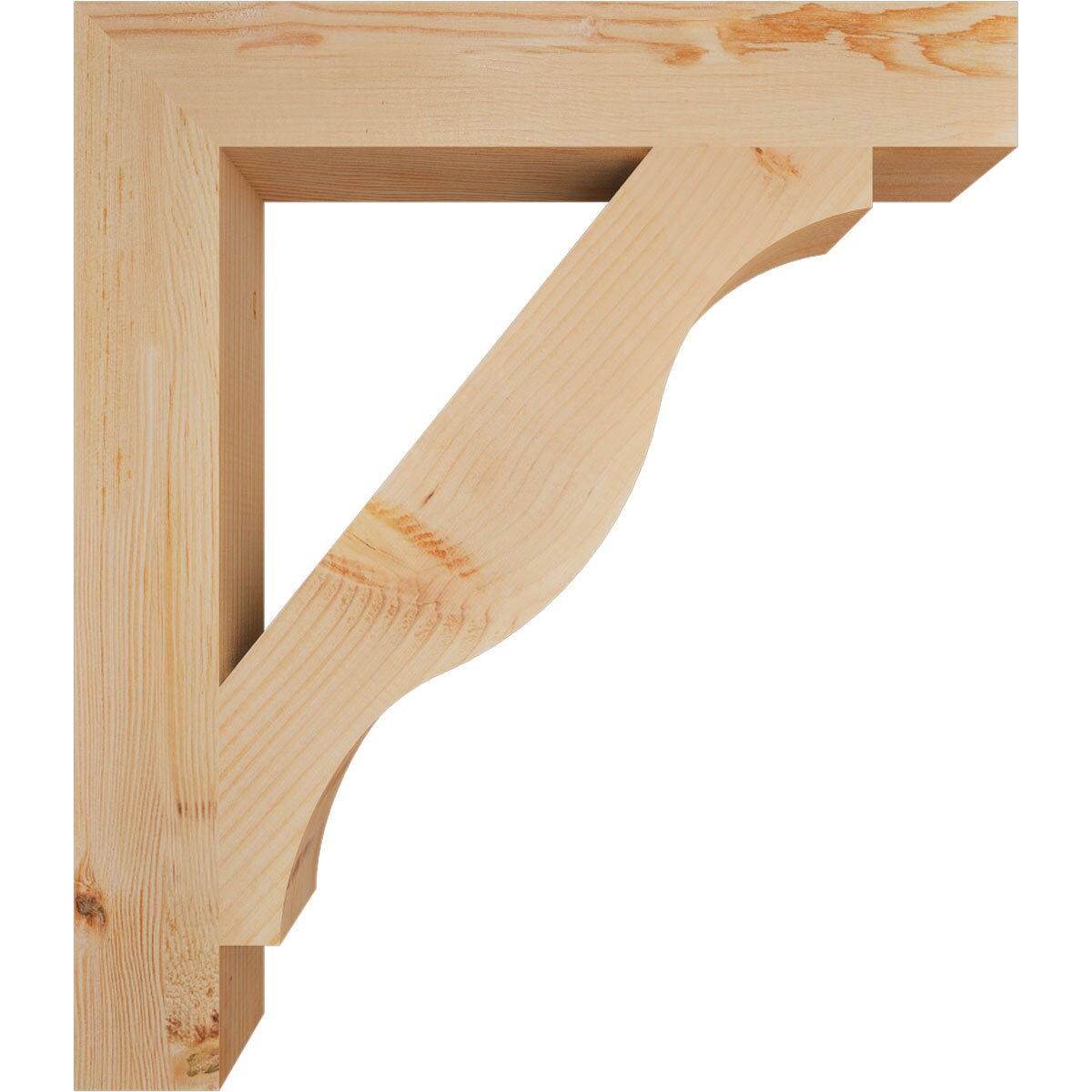 Ekena Millwork BKT04X26X30FST05SDF Exterior-Brackets-Braces - View #3