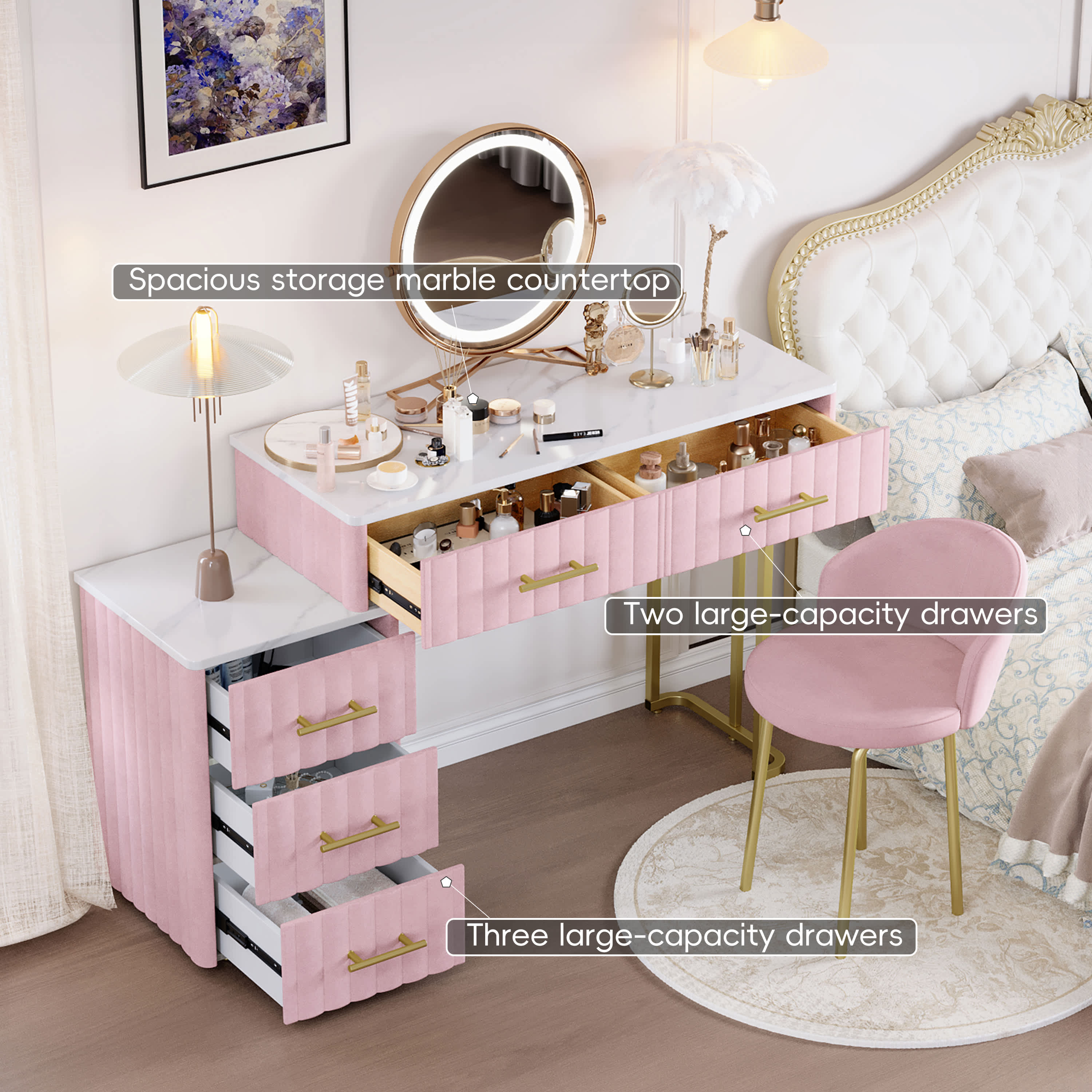 Vynxaria LESX1548DJVTHZZ044 Bedroom-Vanities - View #5