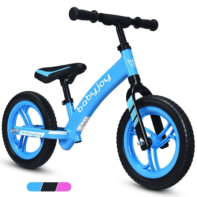 12/" Kids Balance Bike Toddler Bicycle No Pedal Adjustable Seat Walking Car Sport