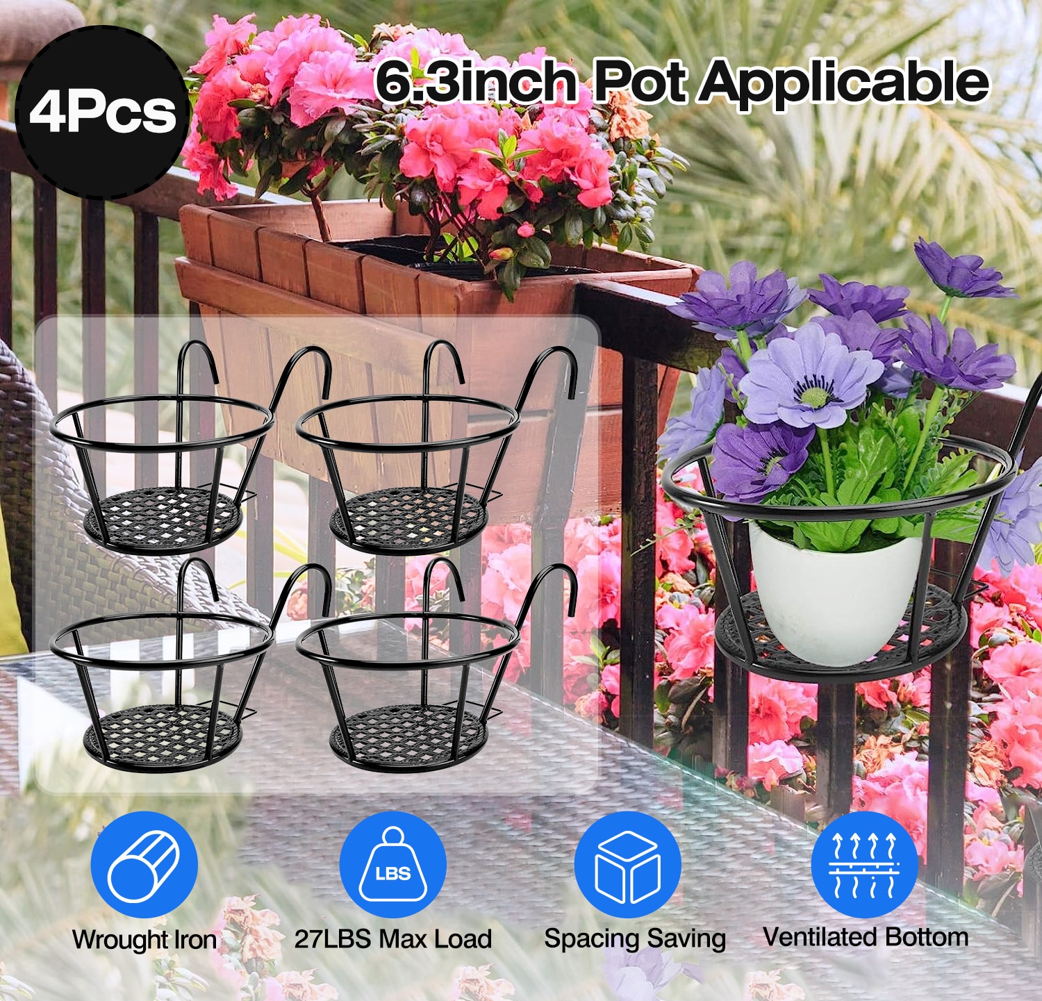 AHIOU HOME ZAAHD-HGJFMWPH Plant-Hooks - View #6