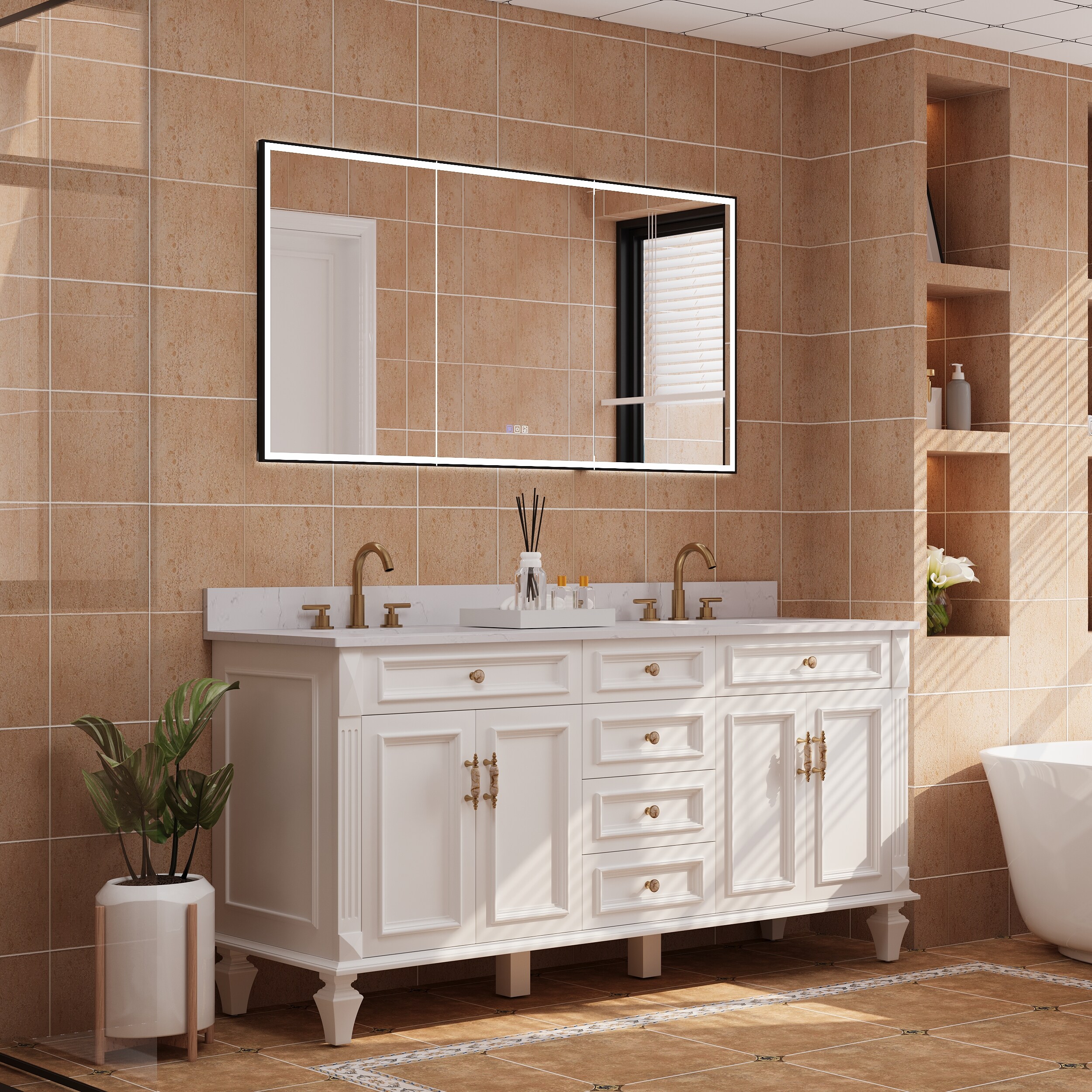 WELLFOR EX-VEBV36GR Bathroom-Medicine-Cabinets - View #2