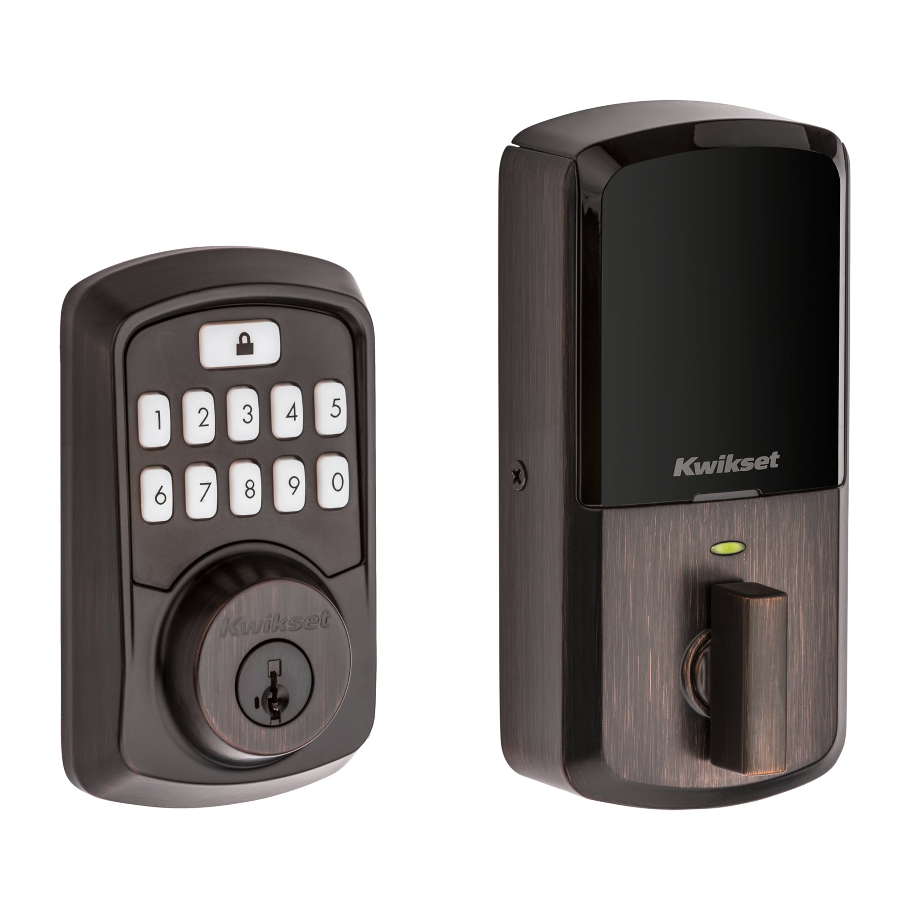 Kwikset SmartCode Deadbolts Touchpad with Home Connect Lifetime