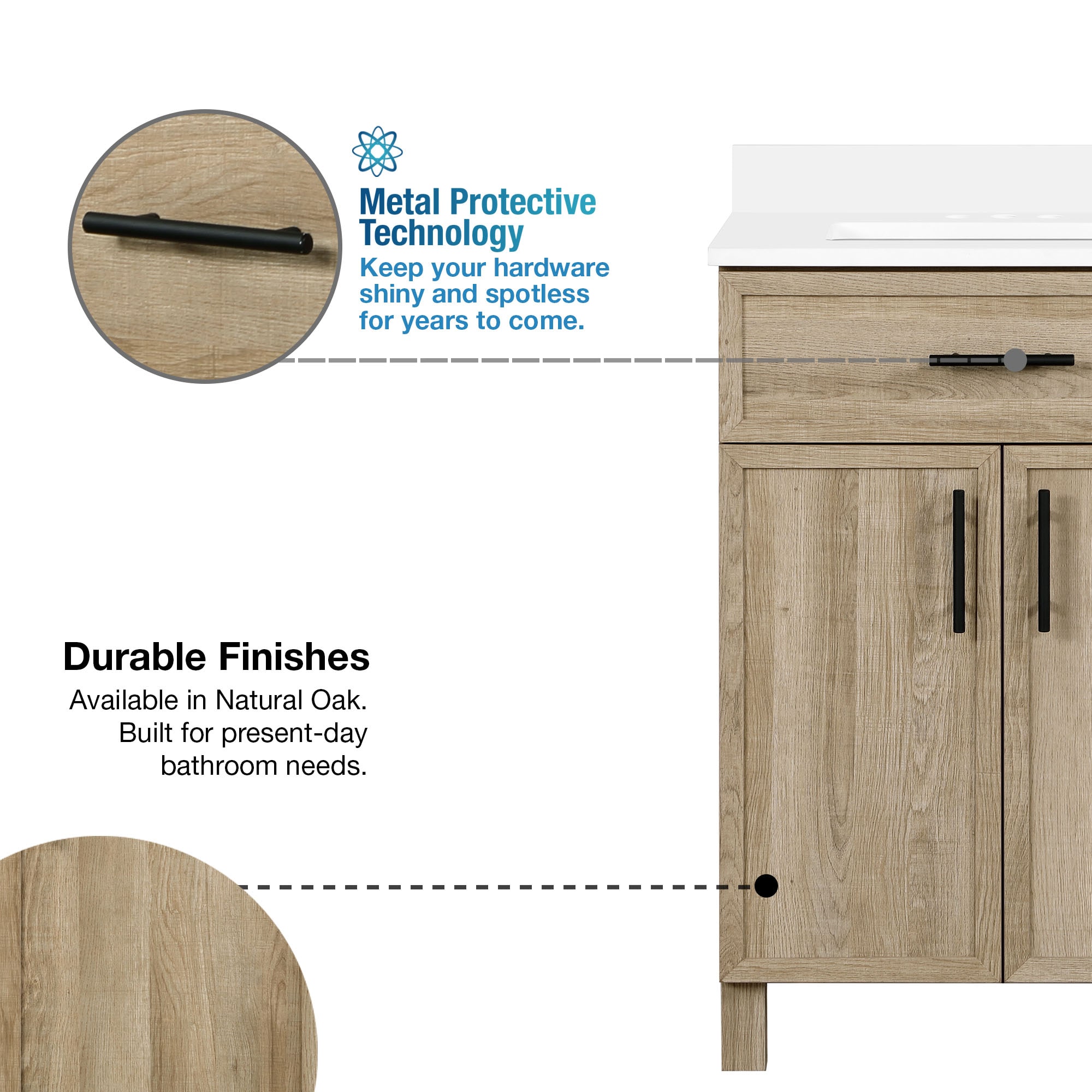 Style Selections DOLTON-24NO-COMBO Bath-Vanity-Combo - View #9