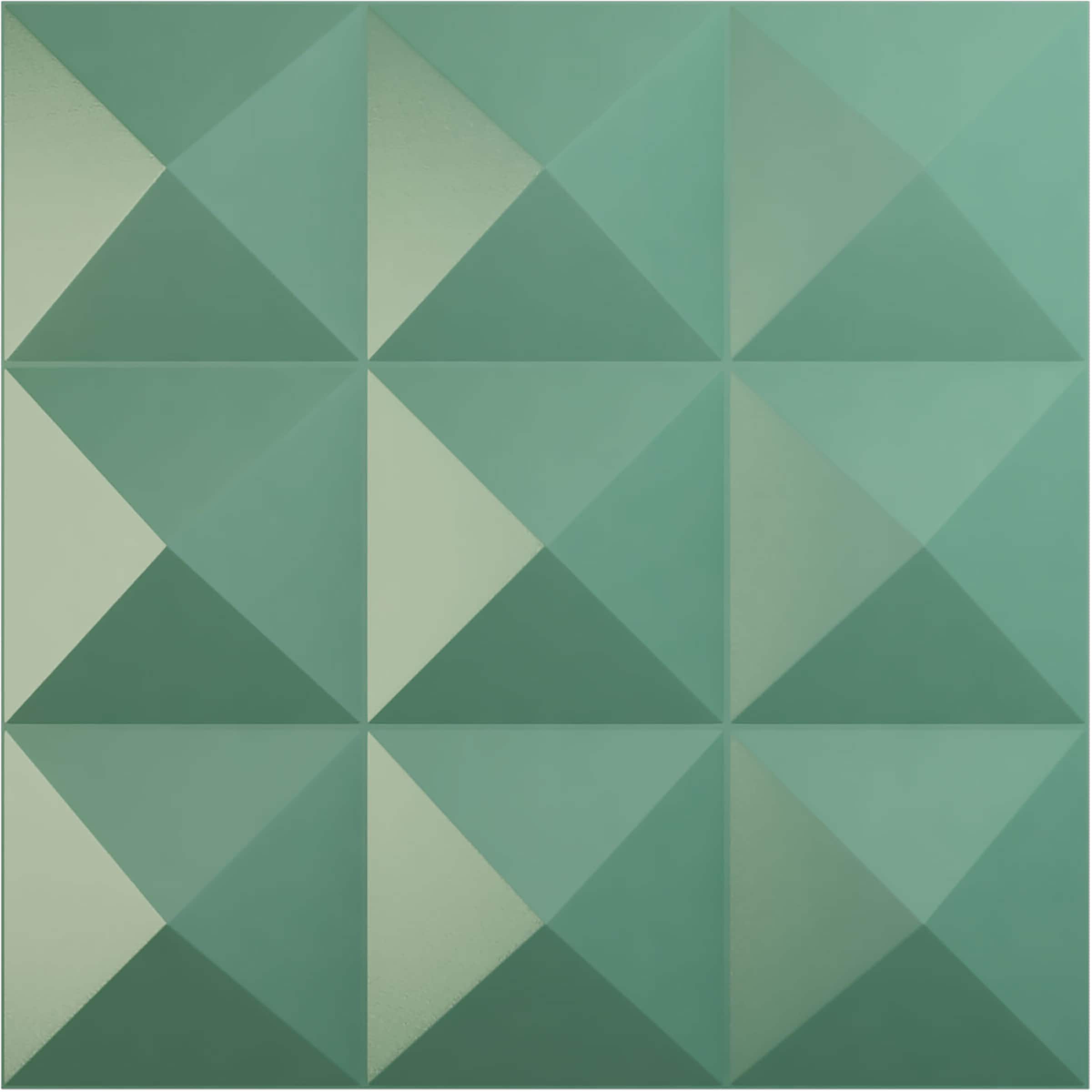 Ekena Millwork WP12X12BEFSM 11-7/8-in x 11-7/8-in Embossed Universal Pearl Metallic Sea Mist PVC Wall Panel