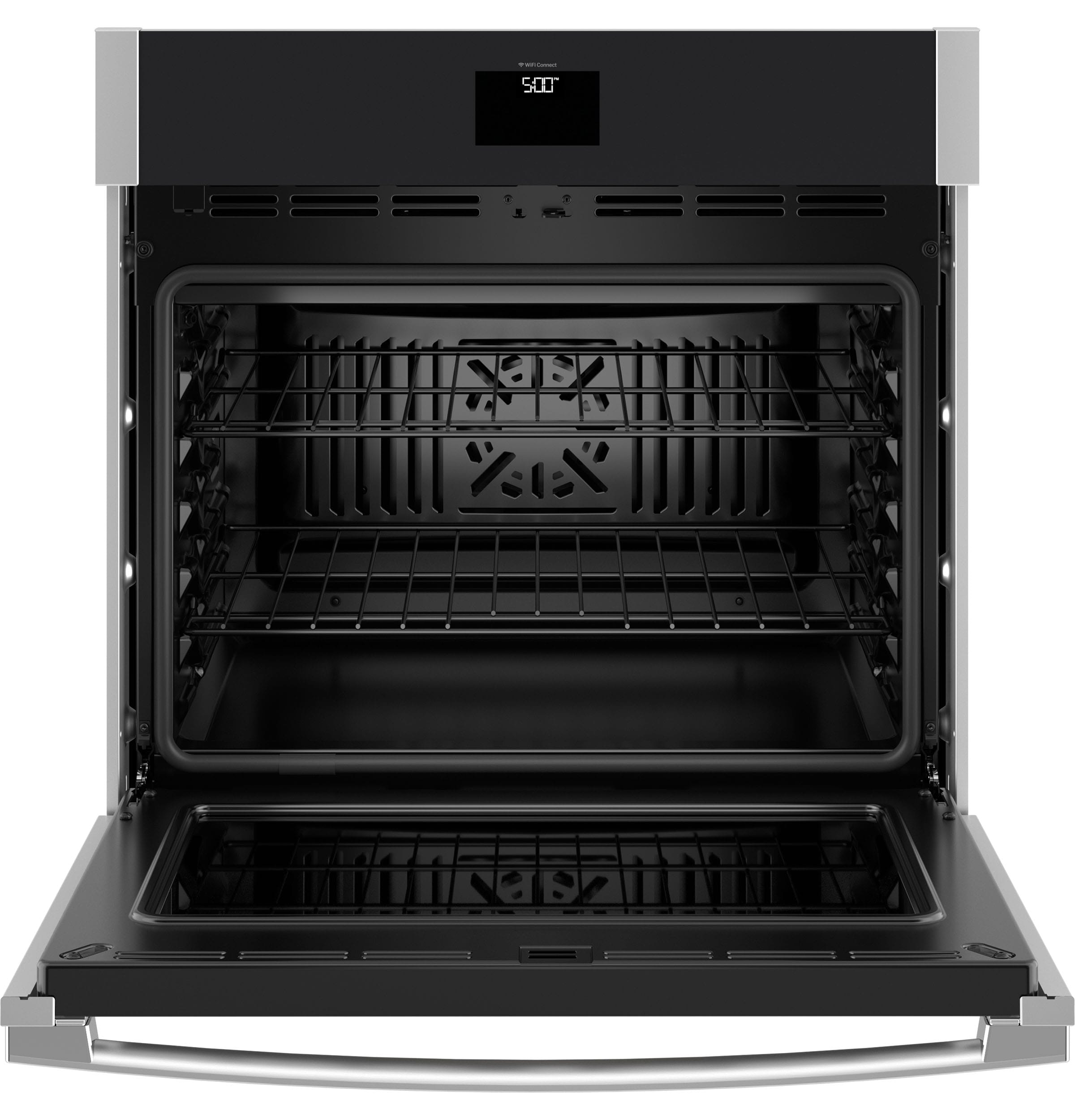 GE 30-in Smart Single Electric Wall Oven with Air Fry True Convection ...