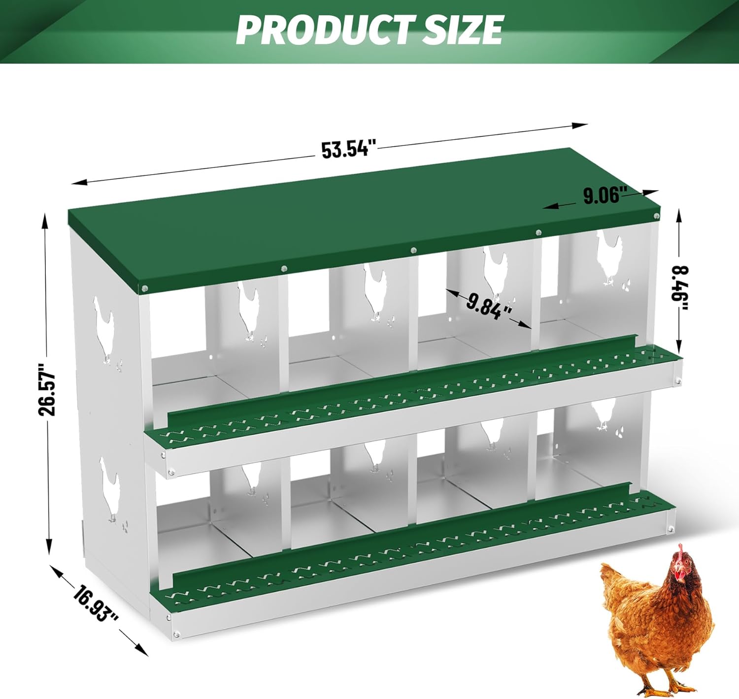 Qeetex GGL-PHO-348STS3V Chicken-Coops-Rabbit-Hutches - View #5
