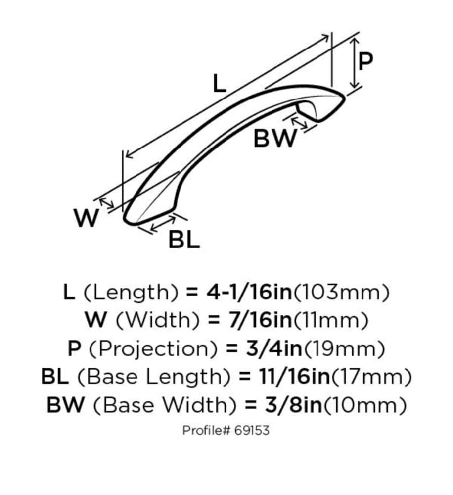 Amerock BP69153G10 Cabinet-Pulls - View #6
