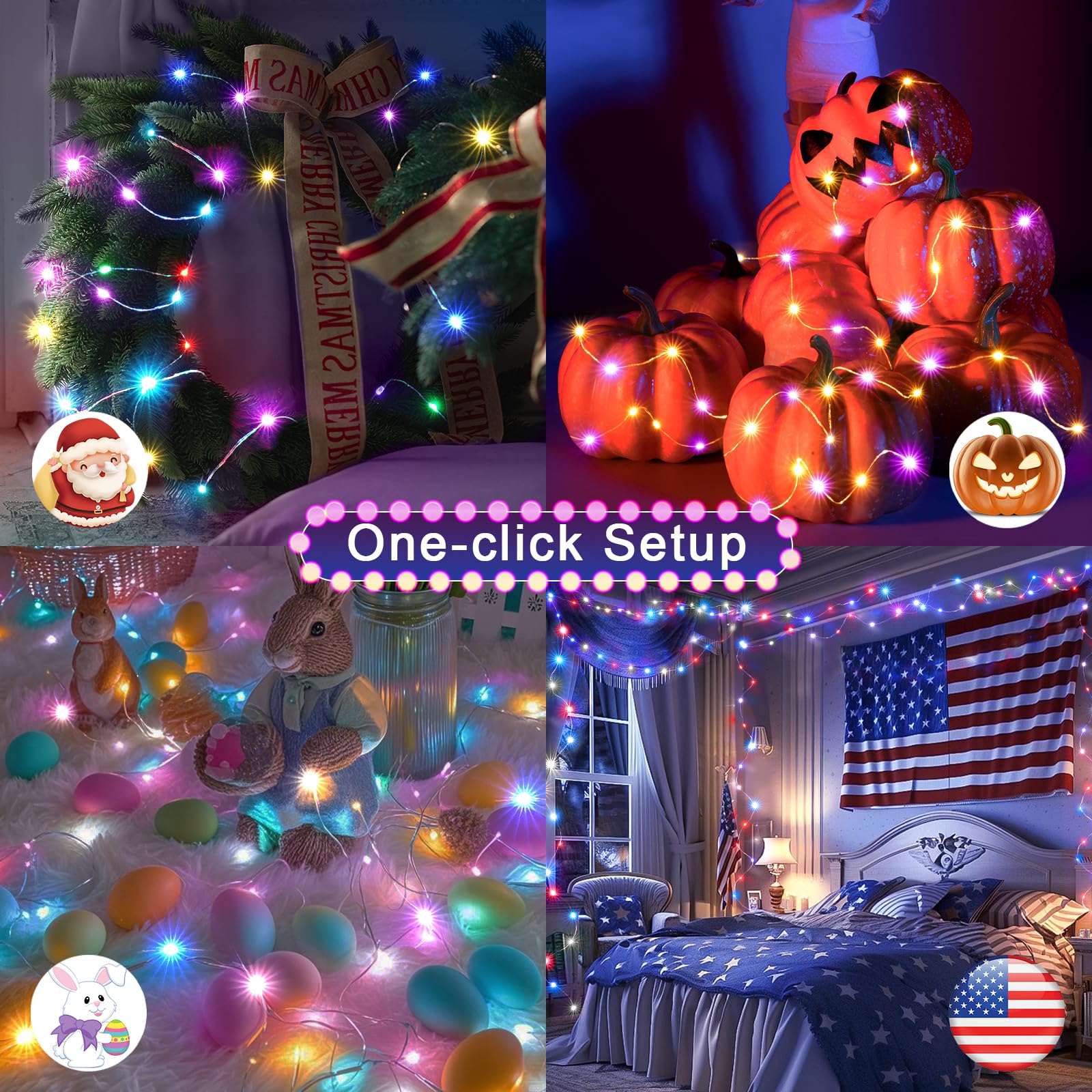 KIWDZFU LKI0817A1974 Halloween-String-Lights - View #4