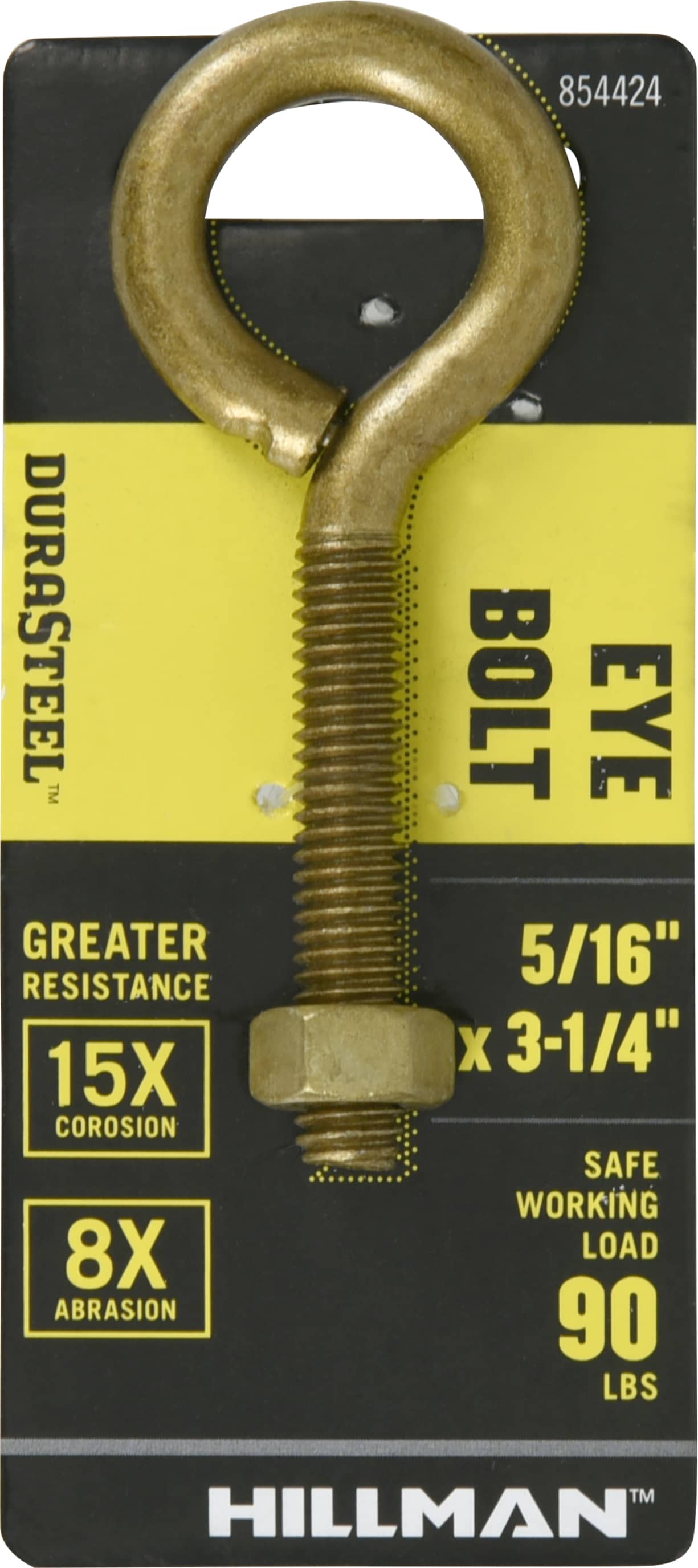 Hillman 854424 5/16-in 3-1/4-in Plain Coarse Thread