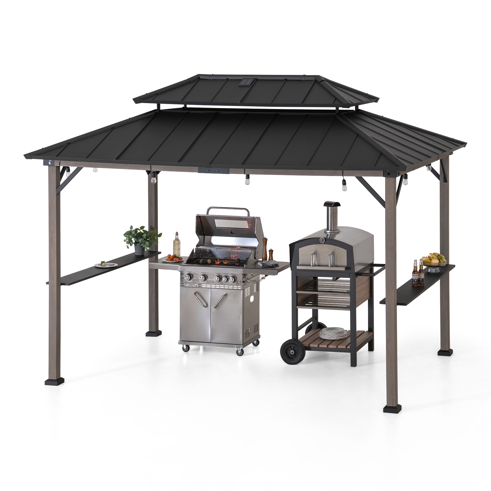 Sunjoy A104003811 Wood-Resin-Gazebos - View #15
