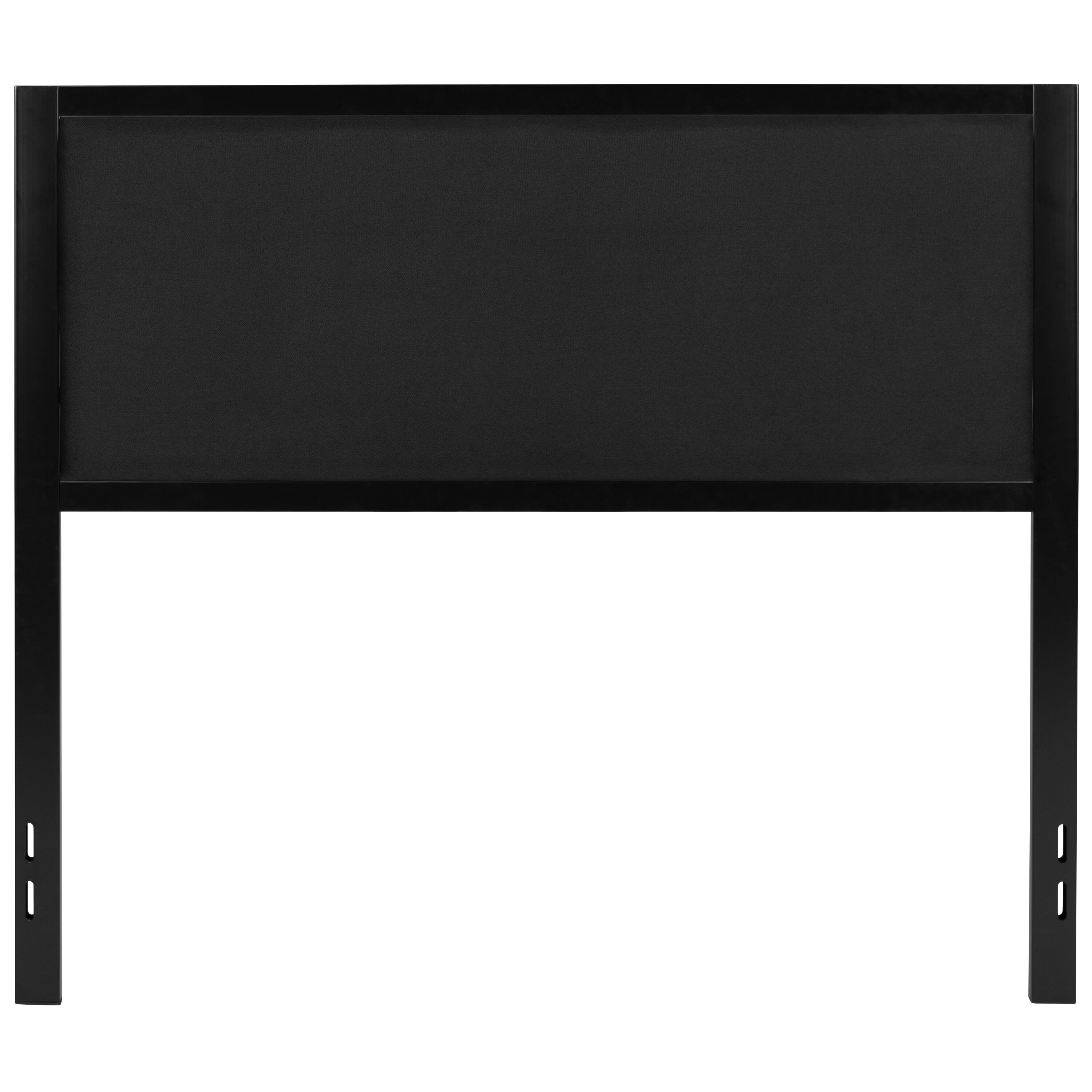 Flash Furniture Melbourne Black Full Polyester Upholstered Headboard in ...