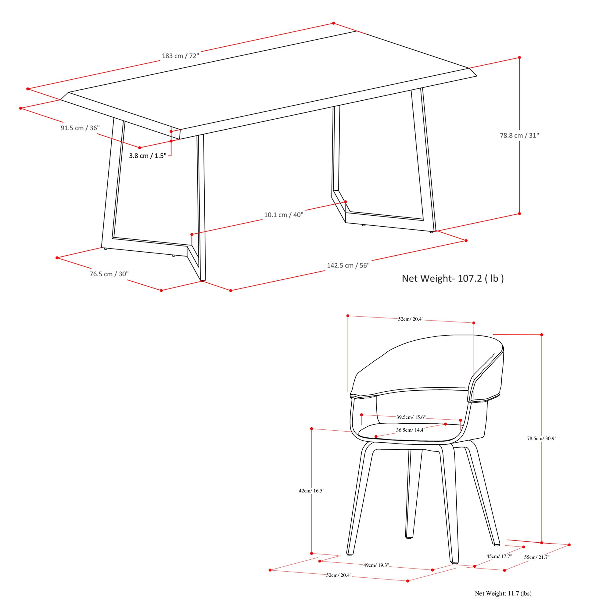 Simpli Home AXCDS7LOWNC Dining-Sets - View #10