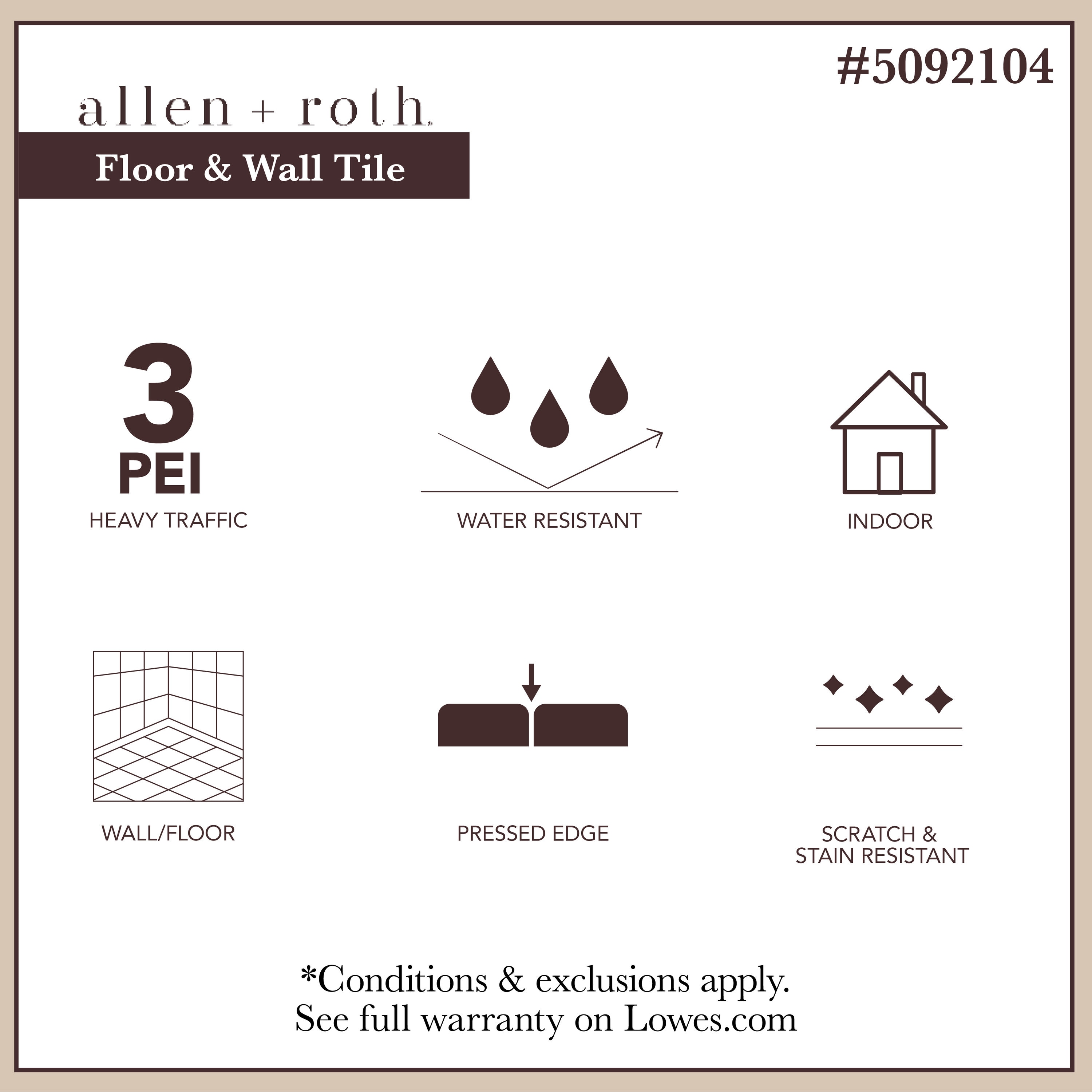 allen + roth 5092104 Ceramic-Tile - View #3