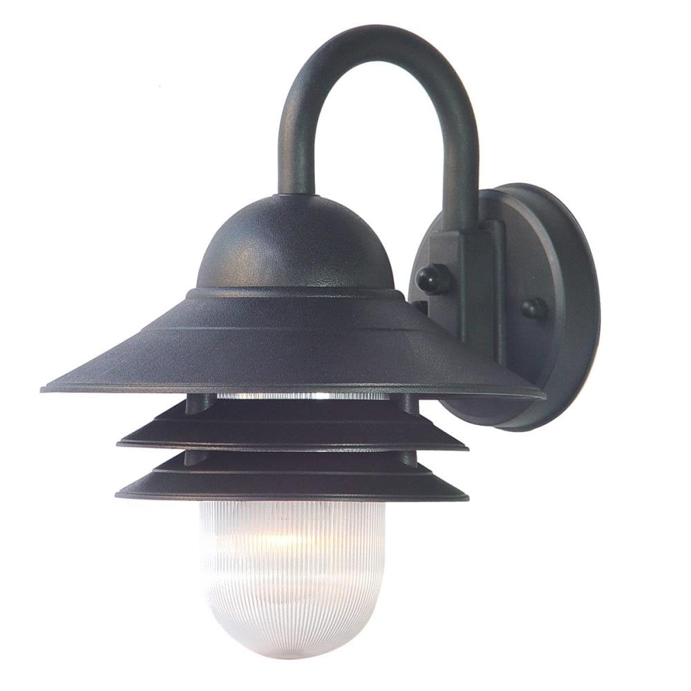 Acclaim Lighting 82BK Mariner 1 -Light 13.0-in H Matte Black Hardwired Outdoor Wall Light