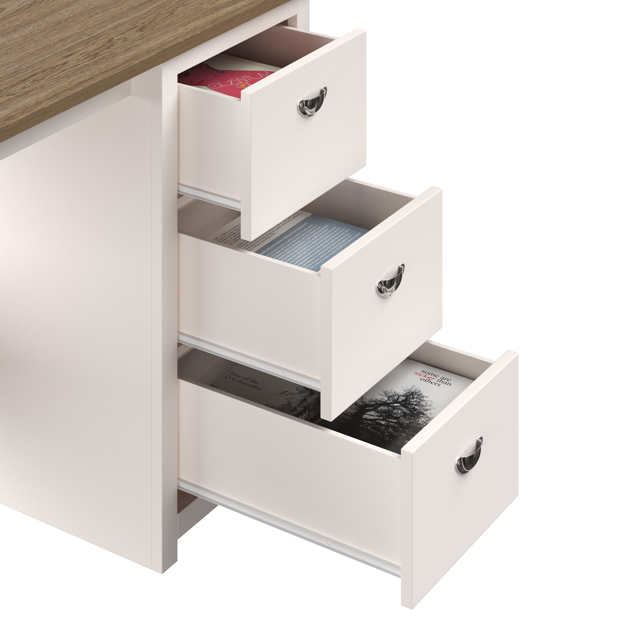 Lavish Home 80-DESK-WD-DR desks - View #4